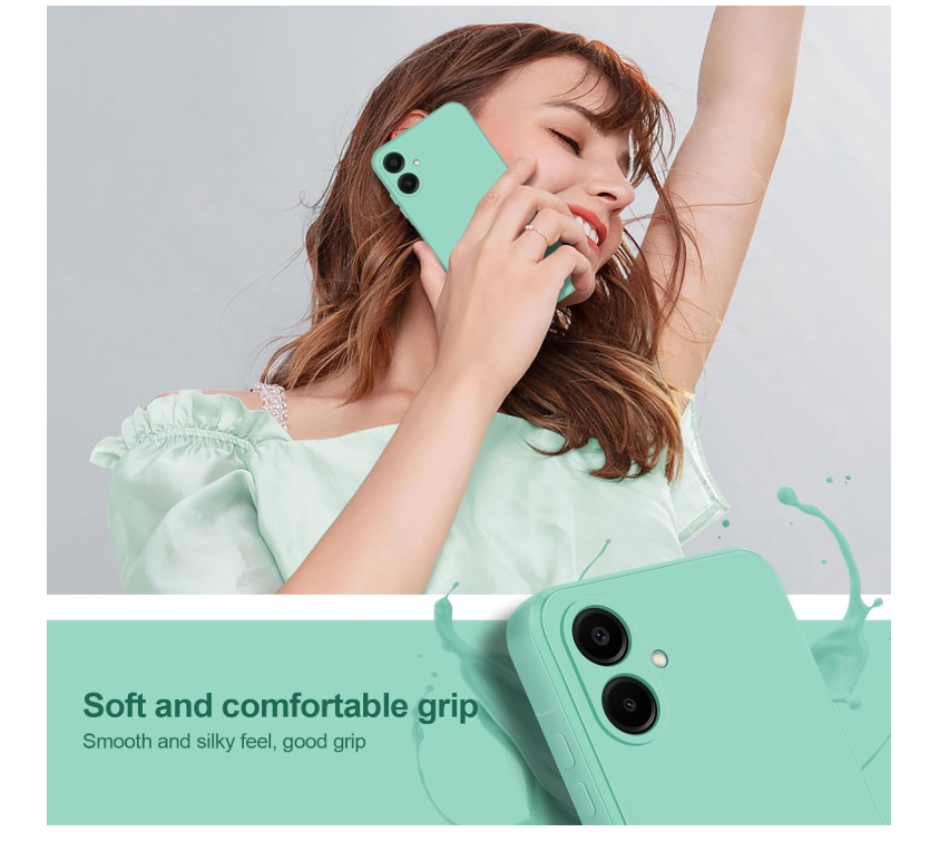 Carcasa Funda Para Samsung A06 5g Silicona Turquesa-3