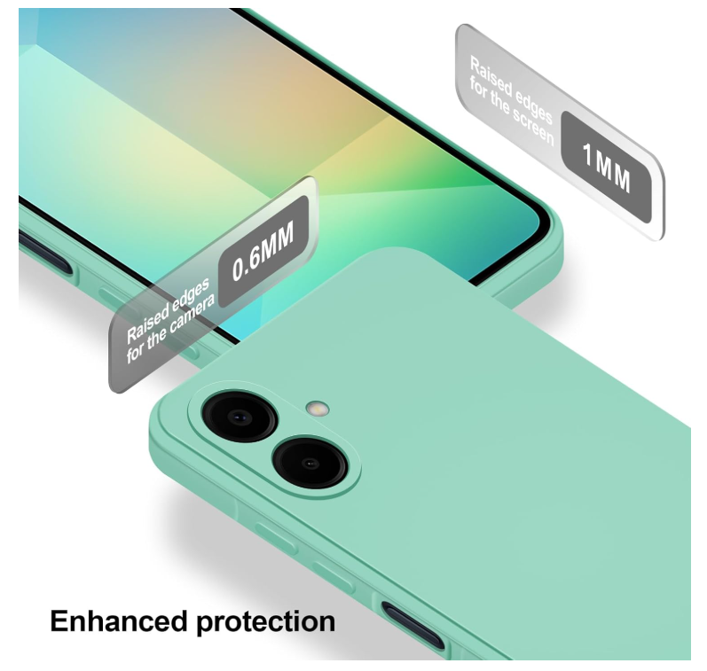 Carcasa Funda Para Samsung A06 5g Silicona Turquesa-4