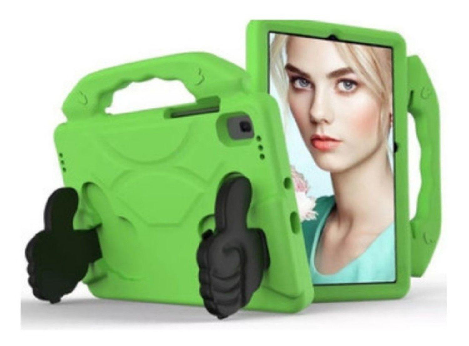 Carcasa Niños Anti-golpes Para Tablet Samsung A9 8.7 X110 Verde-2