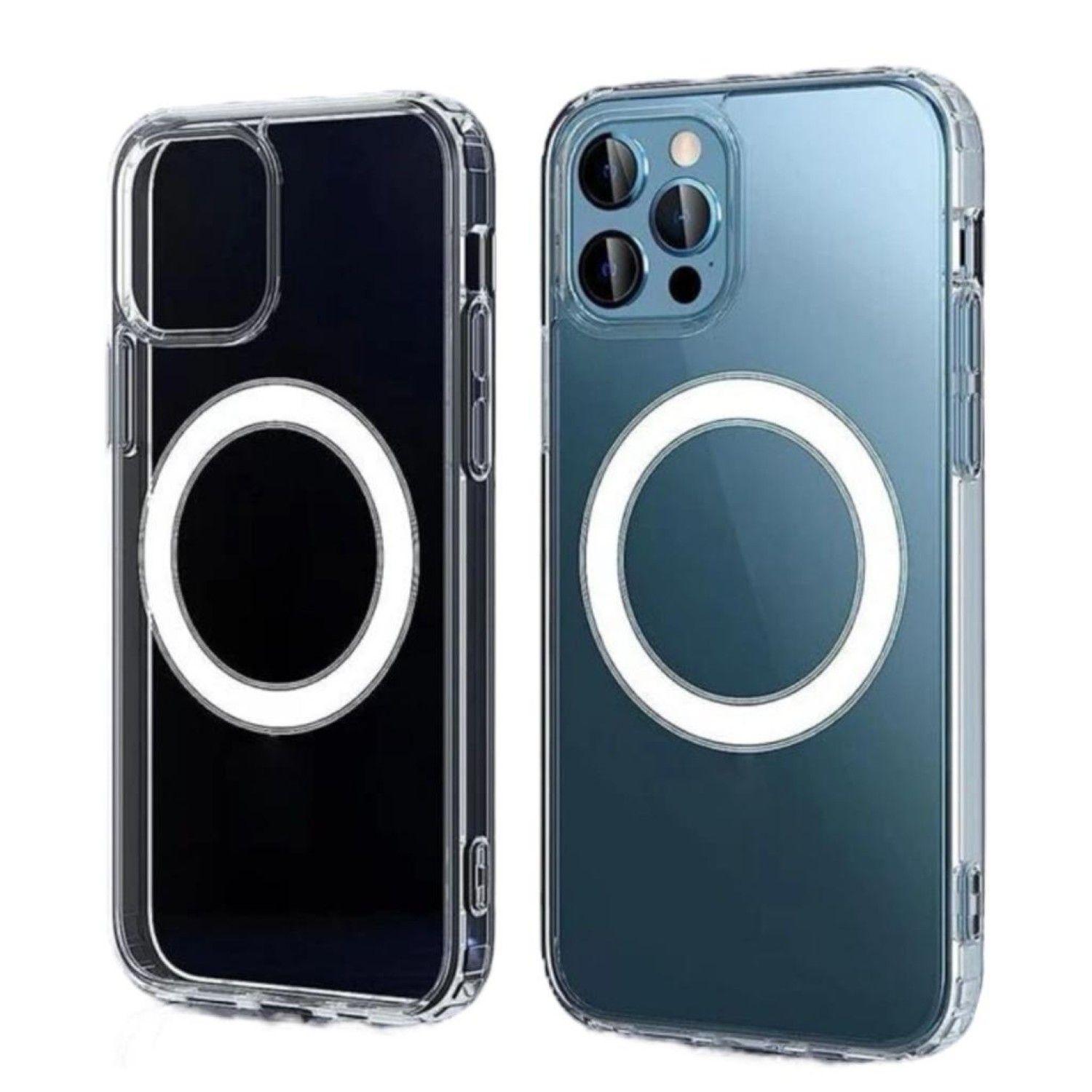 Carcasa Para iPhone 15 Plus Transparente MagSafe-3