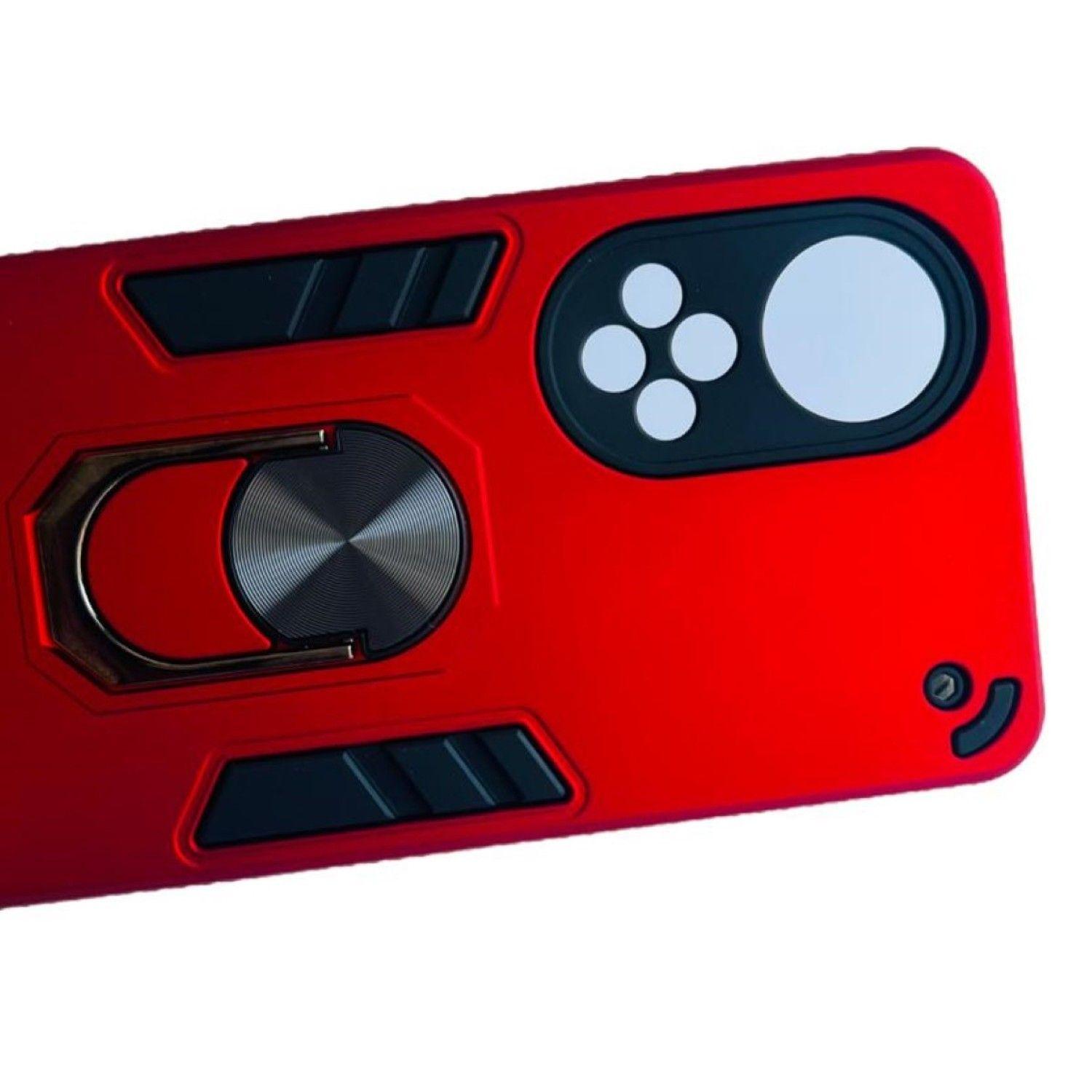 Carcasa Para Huawei Nova 9 Normal Anti Golpes Anillo Rojo-3
