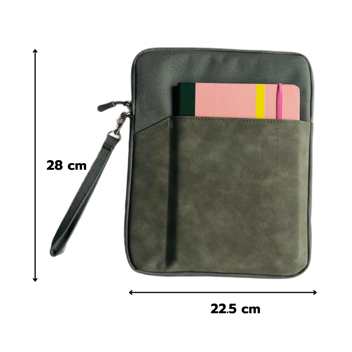 Funda Bolso Para Tablet iPad 11 Pulgadas Acolchada Gris-4