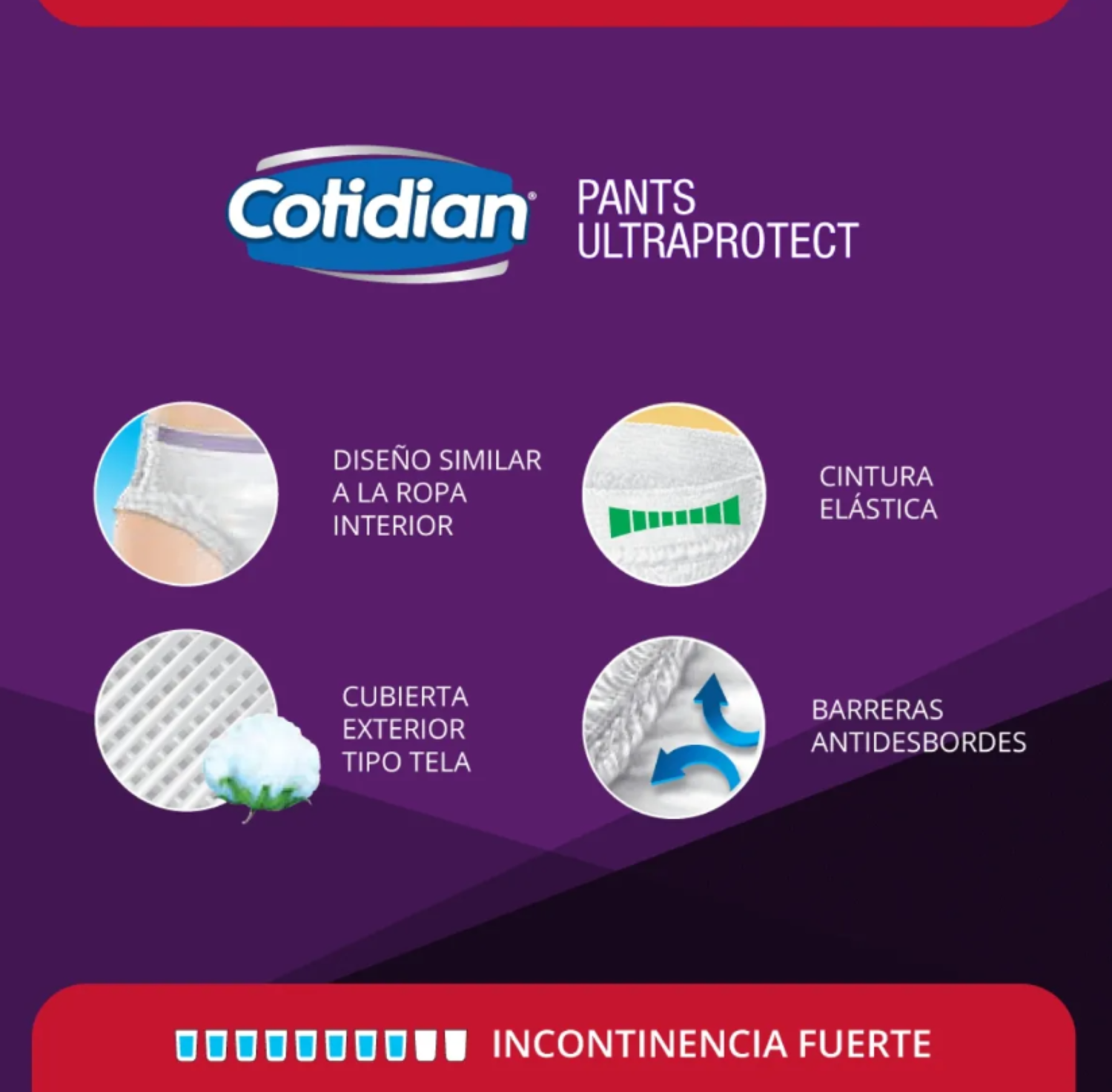 Pañales Pants Ultra Protect Incontinencia Fuerte 16 Un P/m-4