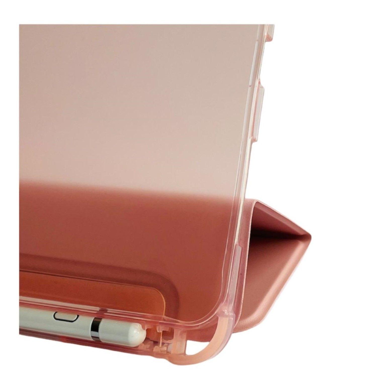 Funda Smart Cover Para iPad Air 11 M2 2024 Con Ranura Rose Gold-2