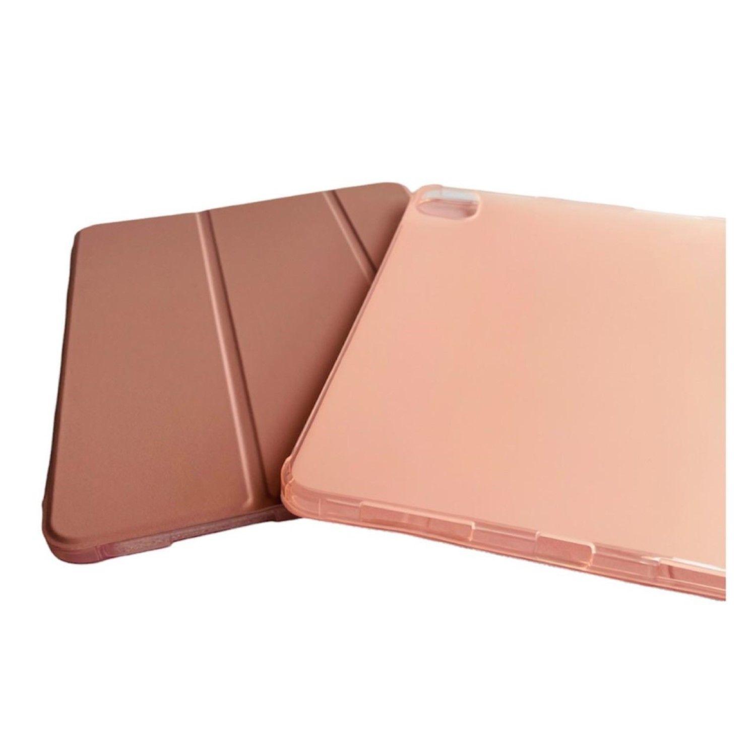 Funda Smart Cover Para iPad Air 11 M2 2024 Con Ranura Rose Gold-3