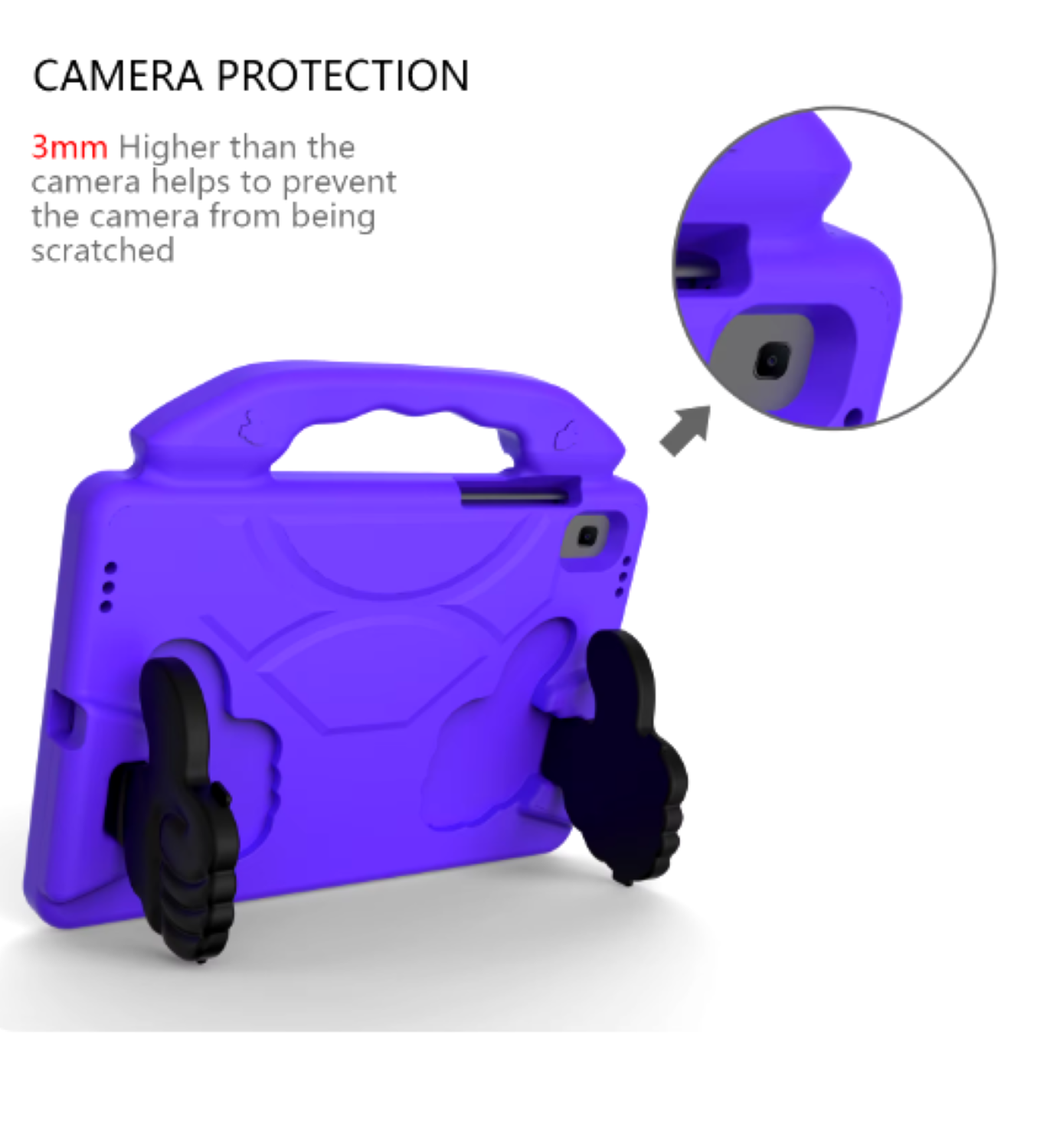 Carcasa Niños Anti-golpes Para Tablet Lenovo M9 Tb310 Morado-1