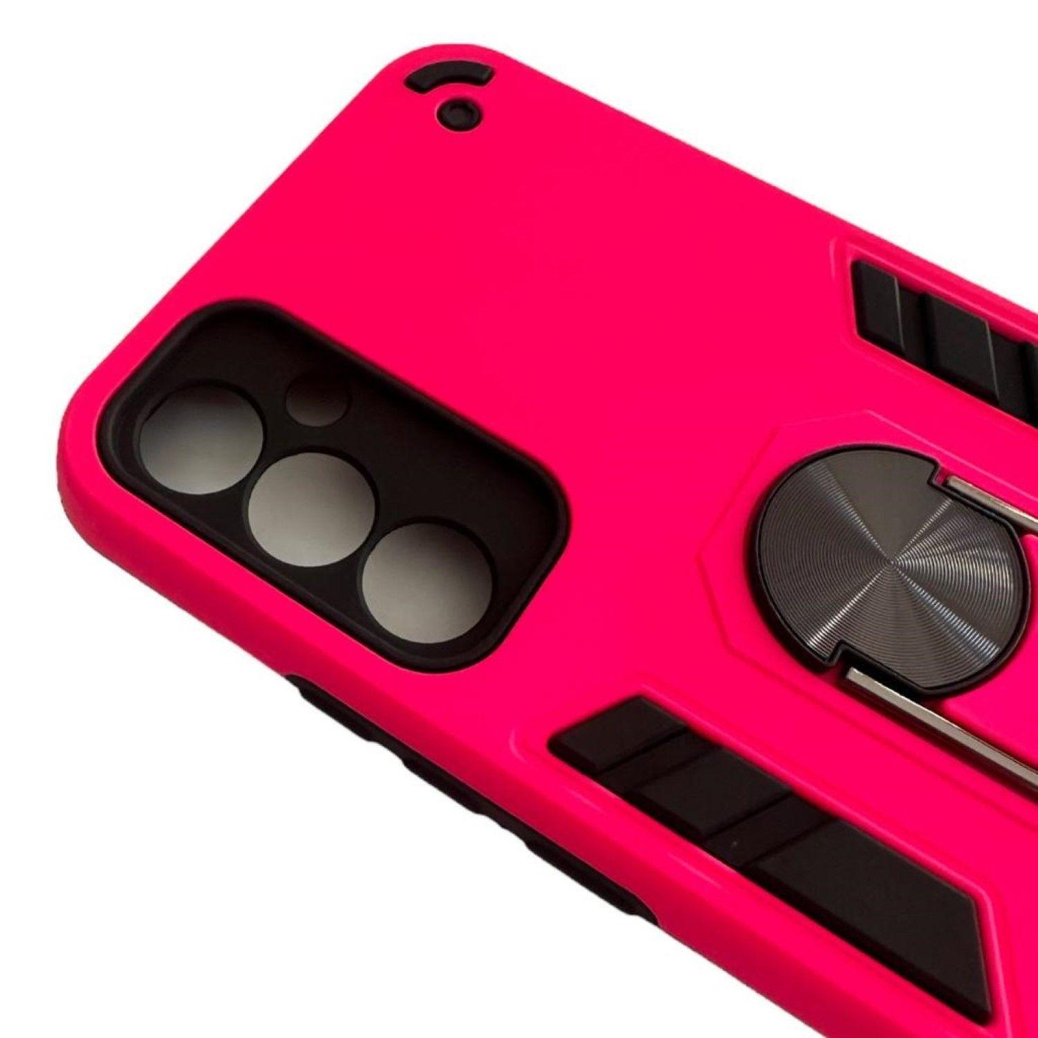 Carcasa Para Samsung A34 5g Anti Golpes Anillo Fucsia-2