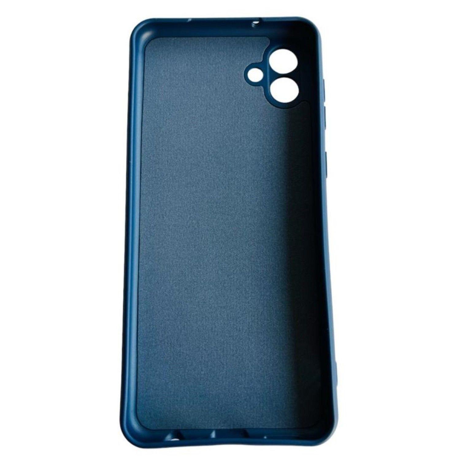 Carcasa Para Samsung A04 Normal Silicona Azul-4