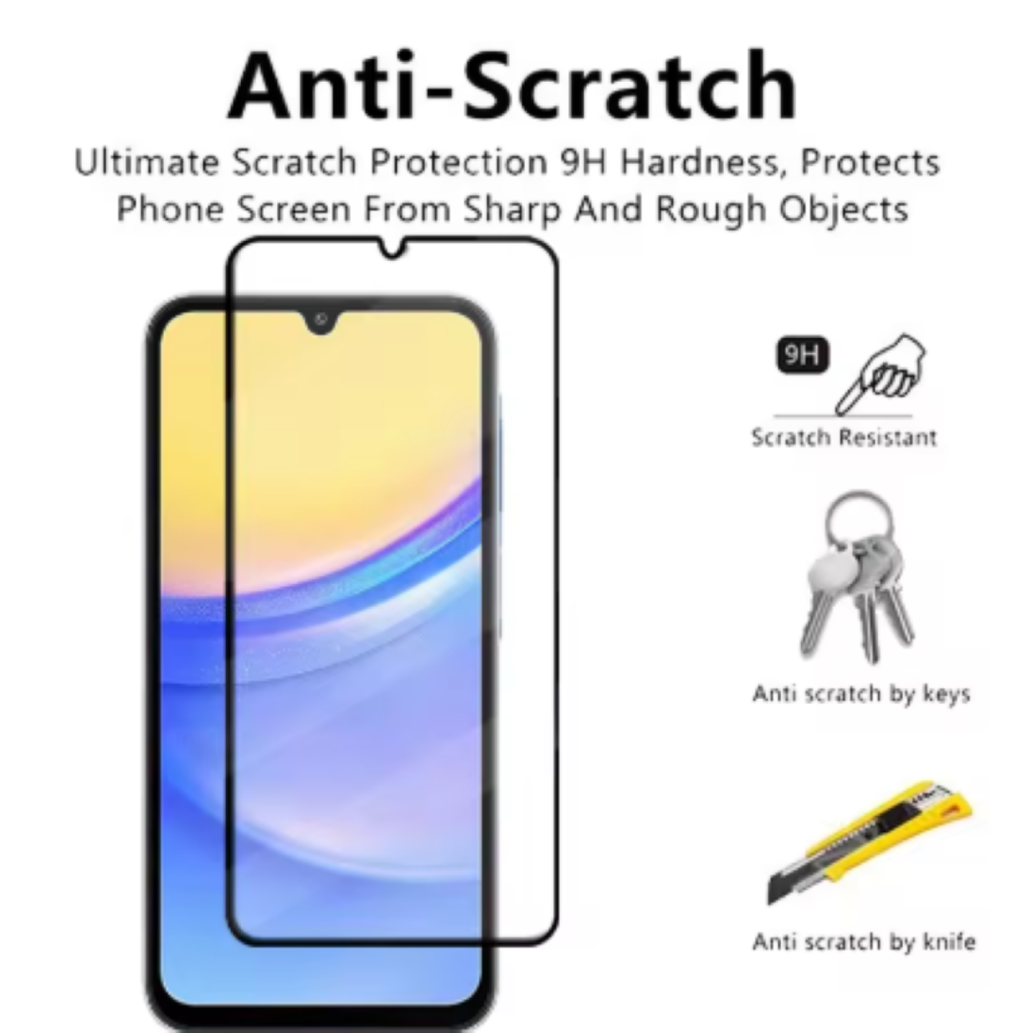 Mica Lámina Vidrio Templado Completa Para Samsung A57 5g-2