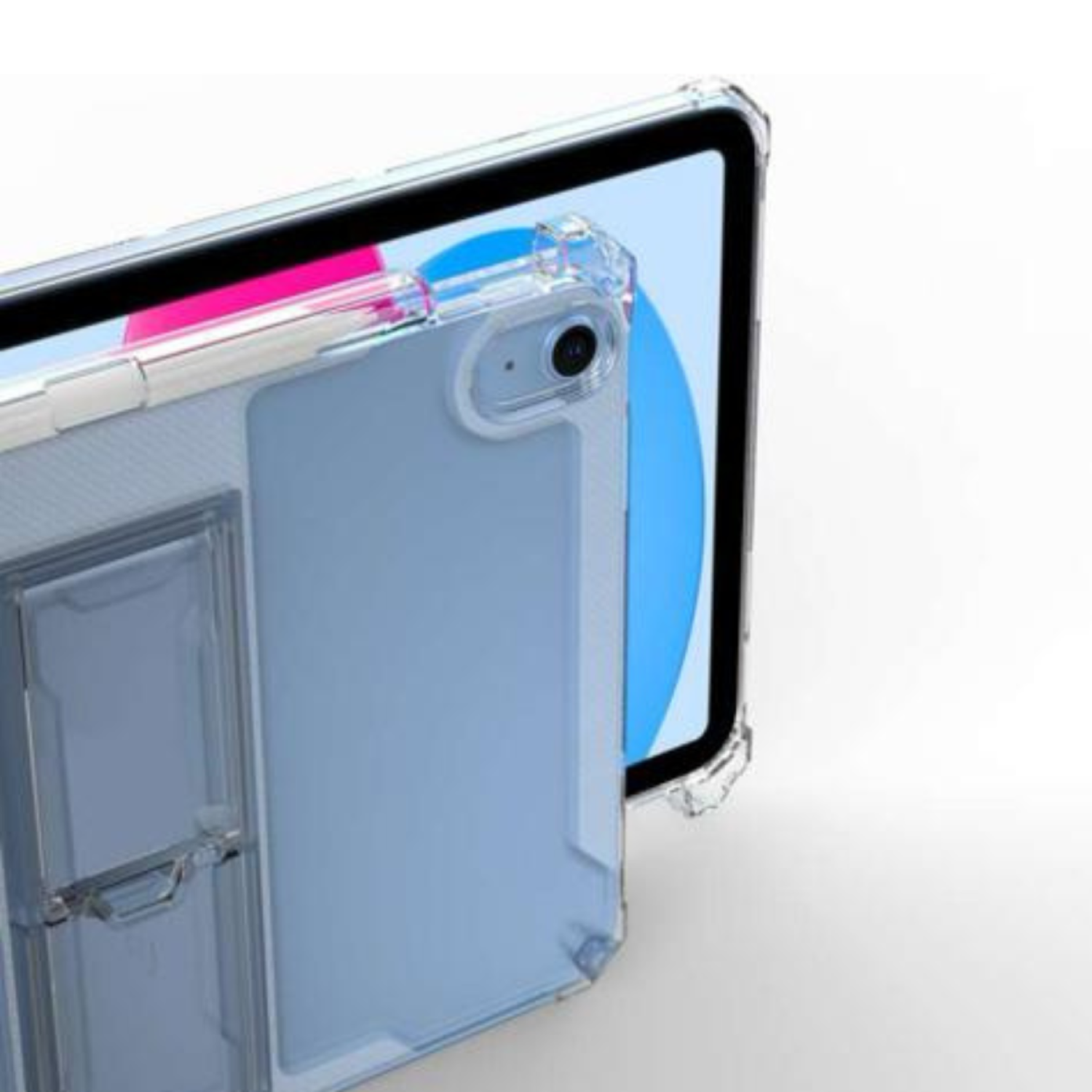 Carcasa Transparente Soporte Para iPad Air 11 M4 2026-4