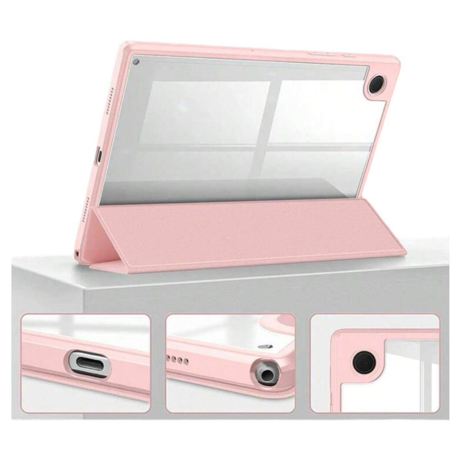 Funda Smartcover Clear Para Tablet Samsung A9+ 11 X210 Rosado-4