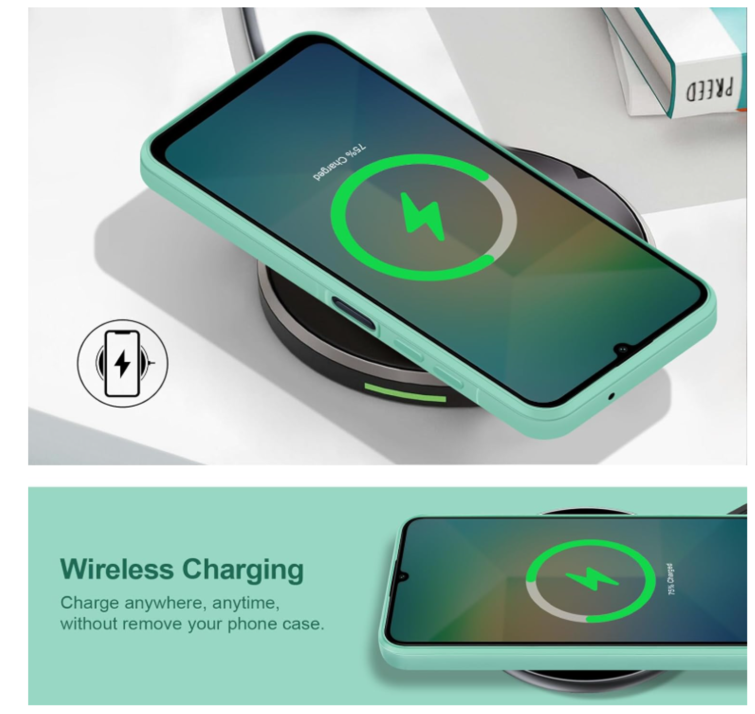 Carcasa Funda Para Samsung A07 Silicona Turquesa-4