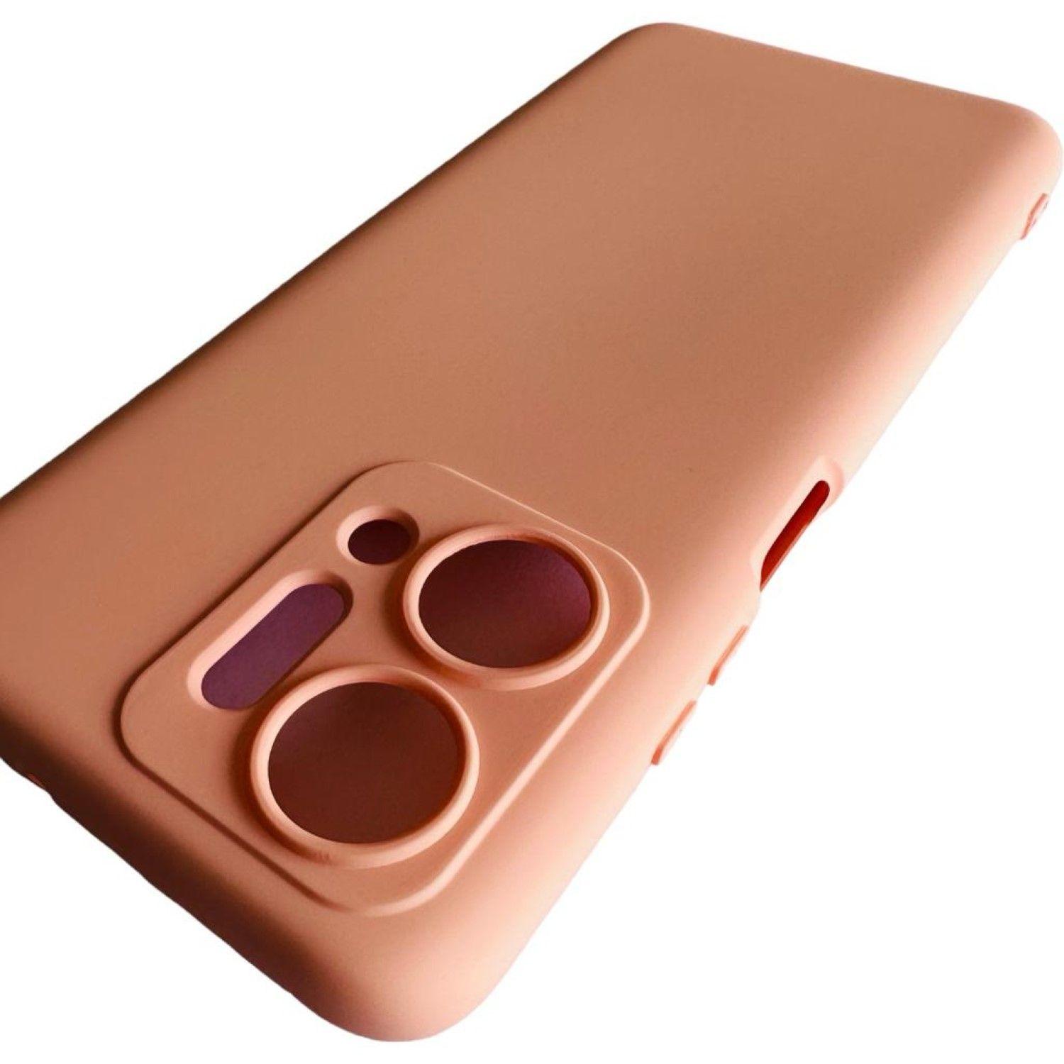 Carcasa Funda Para Honor X7a Silicona Color Rosa Palo-4