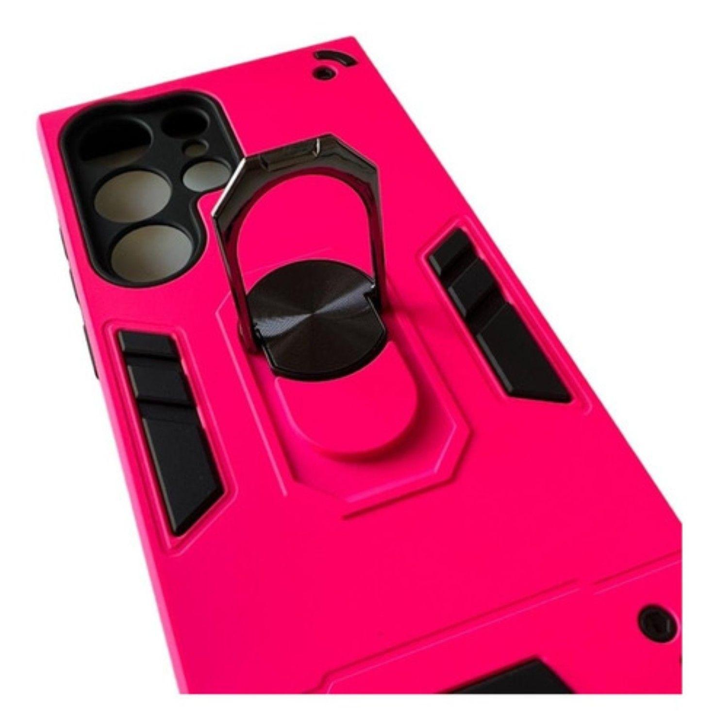 Carcasa Para Samsung S23 Ultra Anti Golpes Anillo Fucsia-2