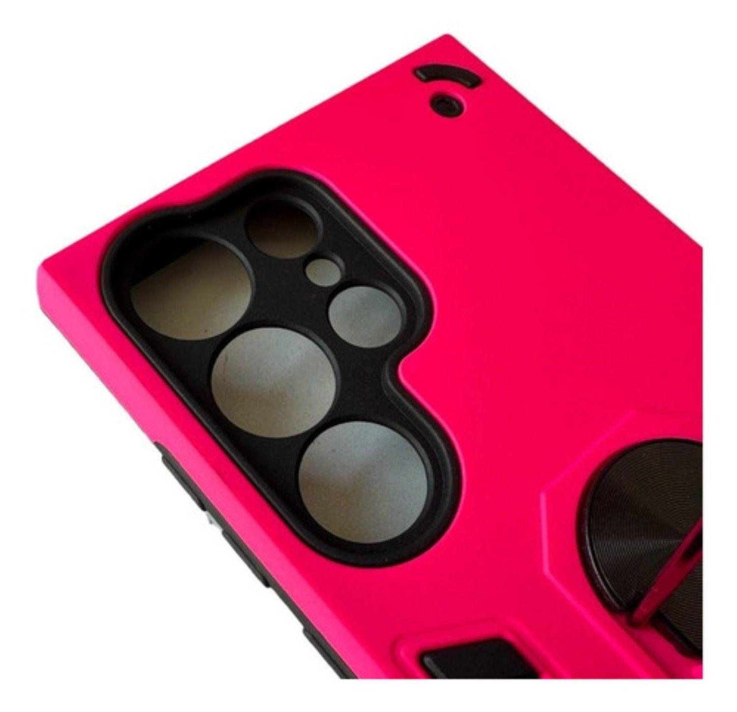 Carcasa Para Samsung S23 Ultra Anti Golpes Anillo Fucsia-3