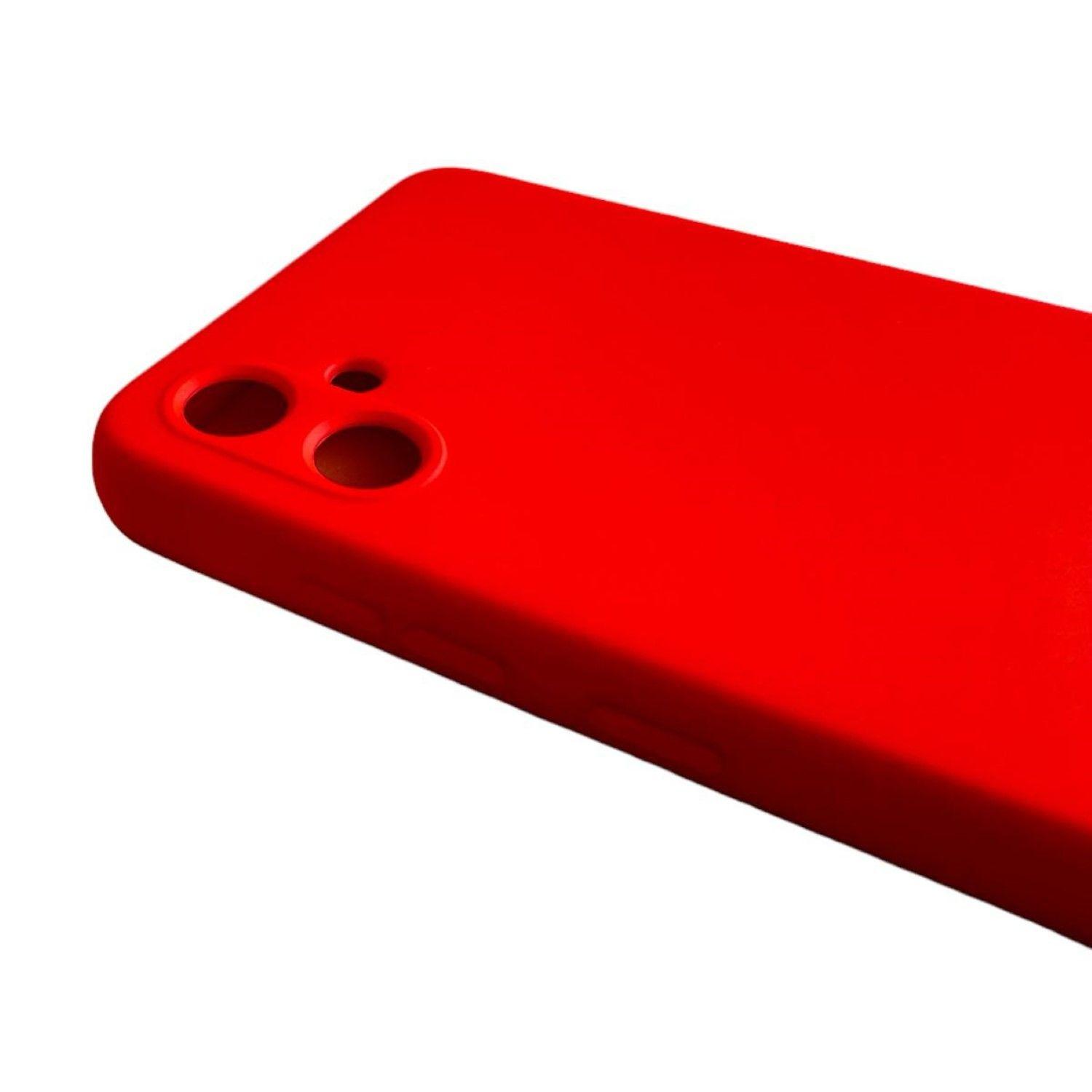 Carcasa Funda Para Samsung A05 Normal Silicona Rojo-2