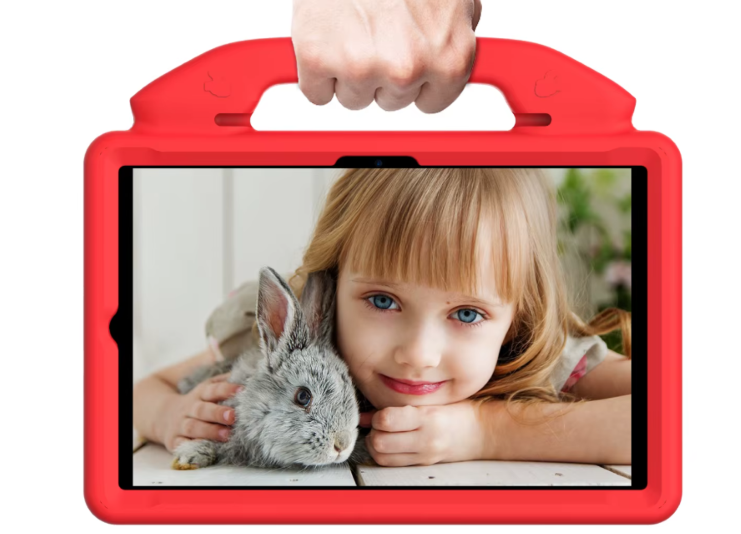 Carcasa Niños Anti-golpes Para Tablet Lenovo M9 Tb310 Rojo-2