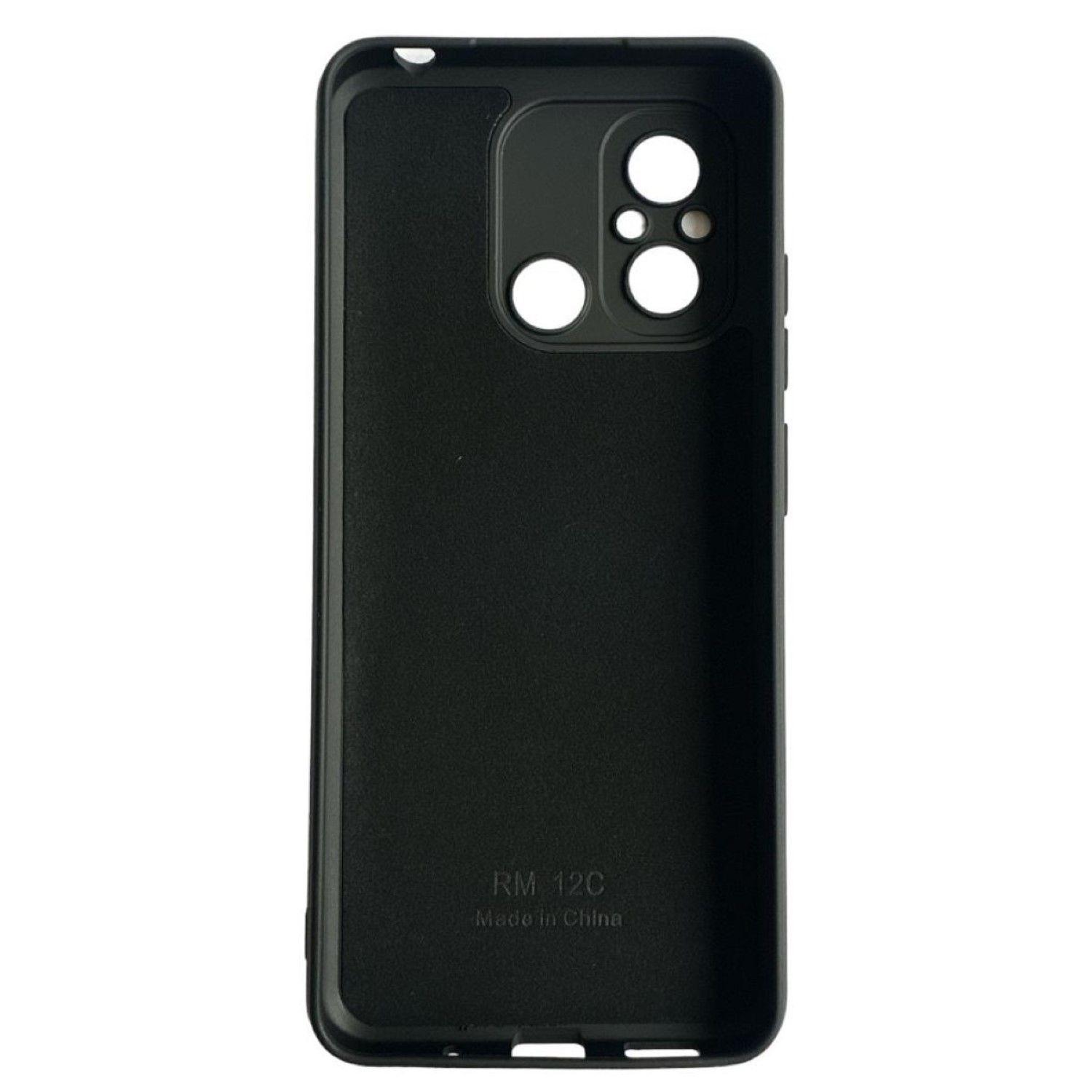 Carcasa Funda Para Xiaomi Redmi 12c Silicona Color Negro-2