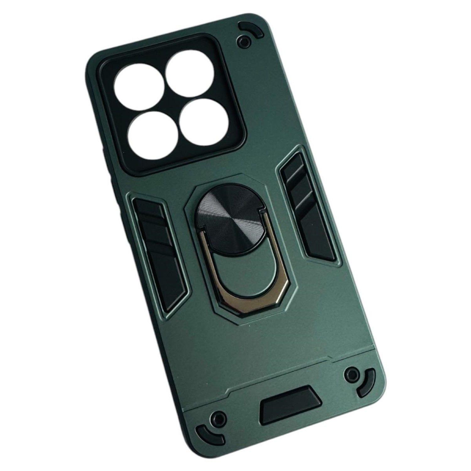 Carcasa Para Xiaomi 14t Pro 5g Anti Golpes Anillo Plomo-0