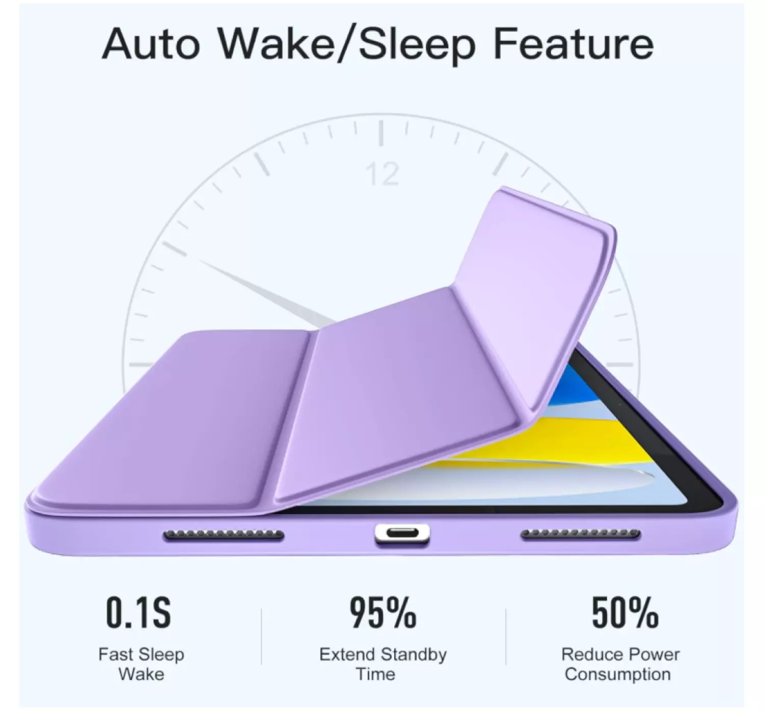 Funda Carcasa Con Ranura Para Tablet Xiaomi Redmi Pad Se 8.7 Violeta-3