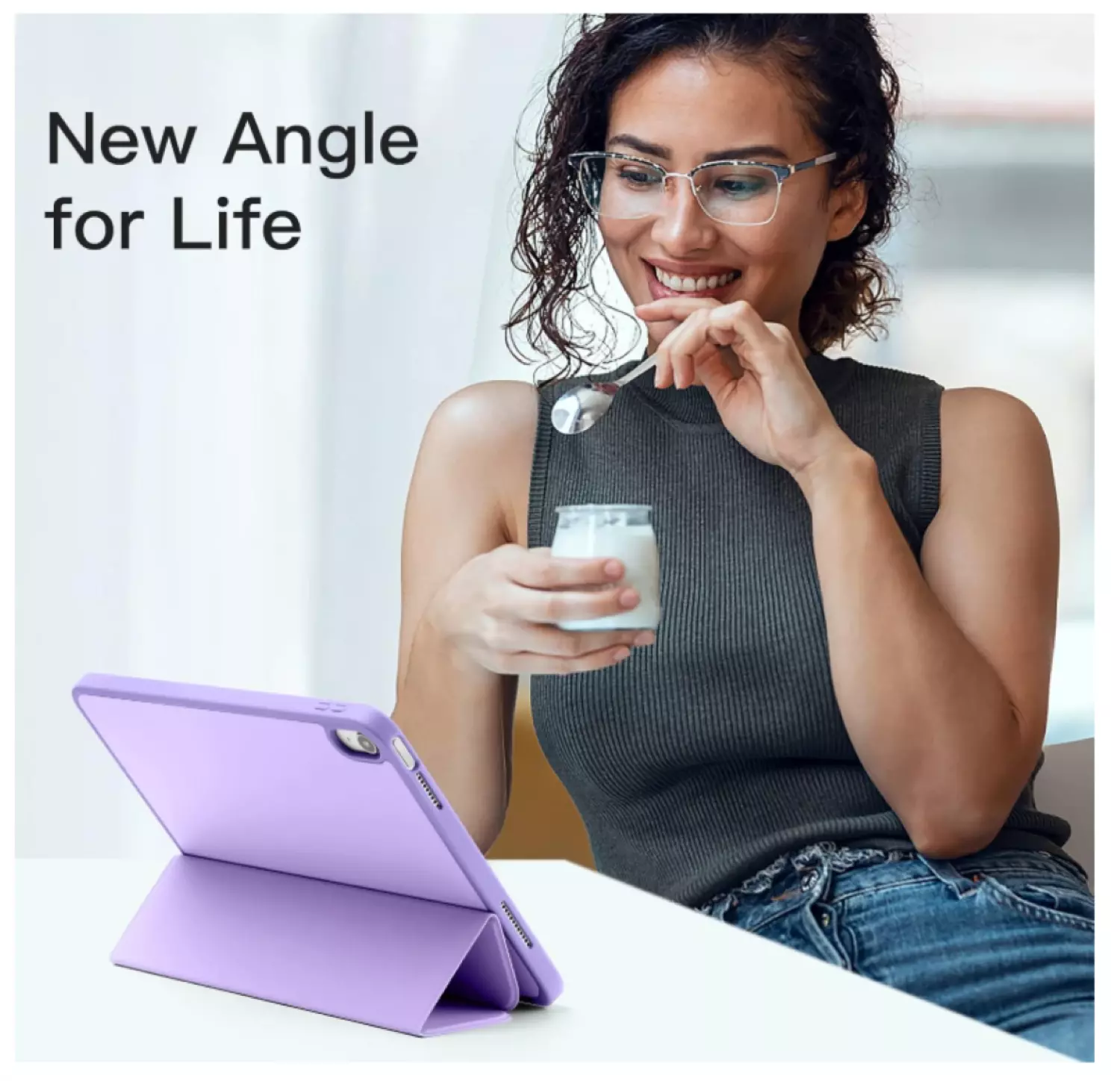 Funda Carcasa Con Ranura Para Tablet Xiaomi Redmi Pad Se 8.7 Violeta-4