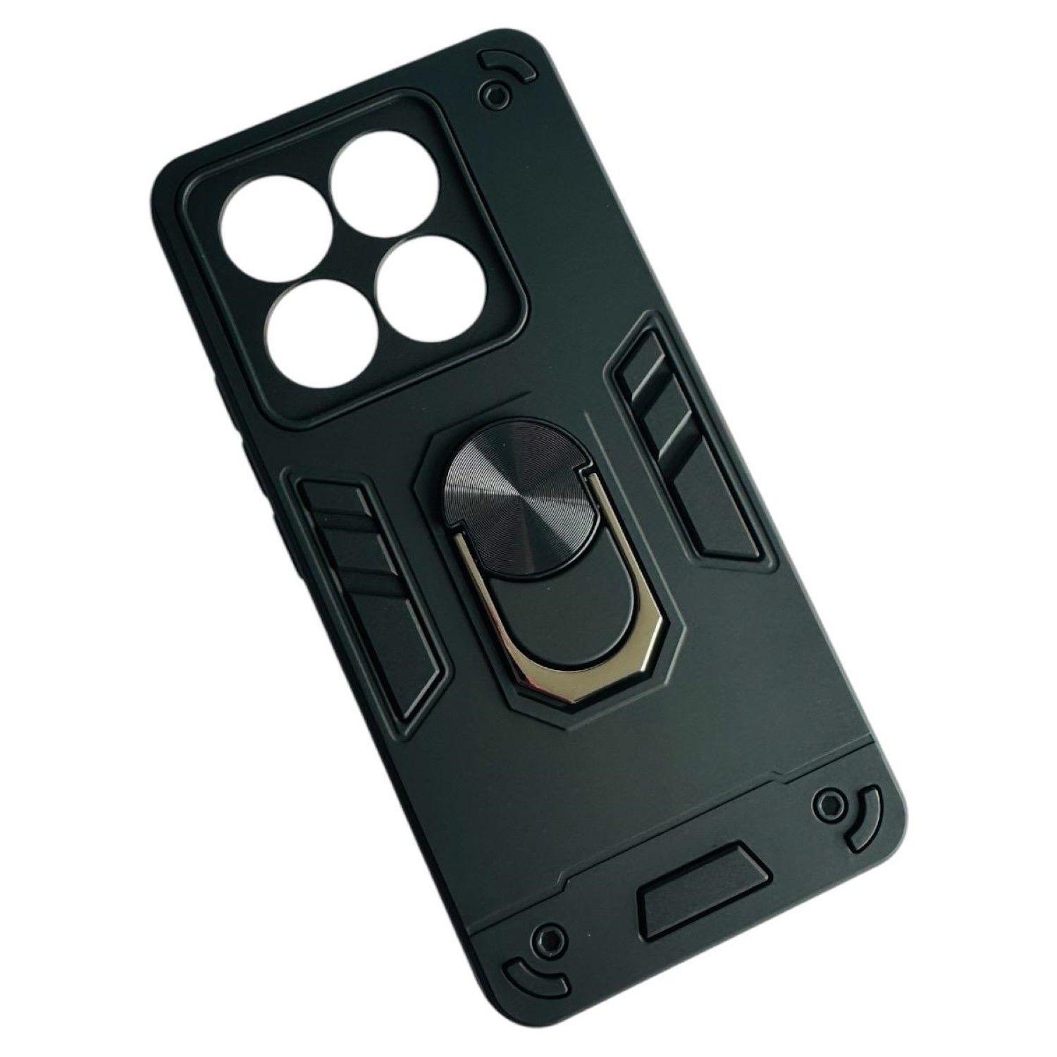 Carcasa Para Xiaomi 14t Pro 5g Anti Golpes Anillo Negro-0