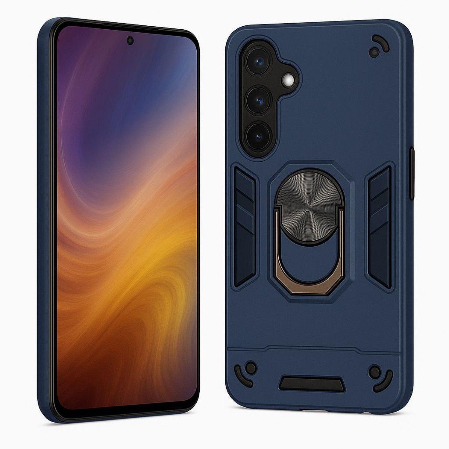 Carcasa Para Samsung A37 5g Anti Golpes Anillo Azul-3