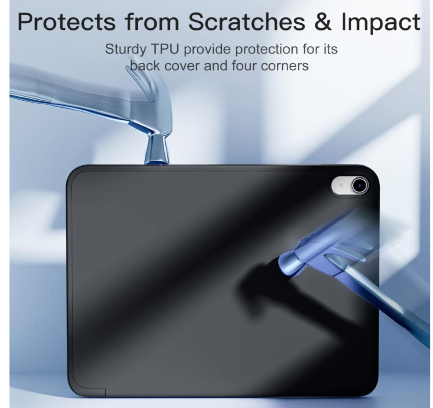 Carcasa Smart Cover Ranura Para iPad 10ma 10.9 Negro-3