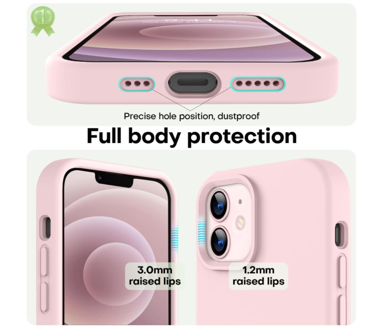 Carcasa Funda Para iPhone 17 Silicona Rosado-2
