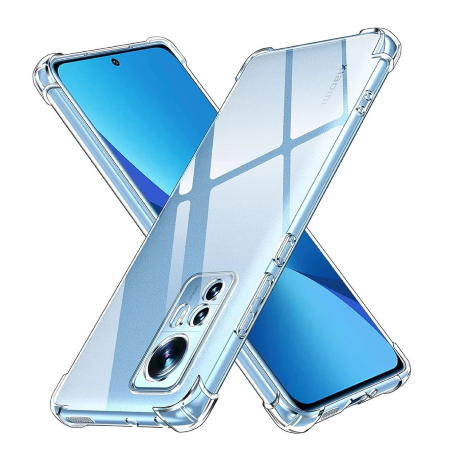 Carcasa Para Xiaomi 12 Lite 5g Transparente Reforzada-0