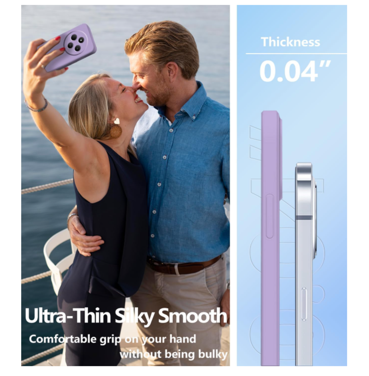 Carcasa Funda Para Xiaomi Redmi Note 15 Pro+ 5g Silicona Violeta-2