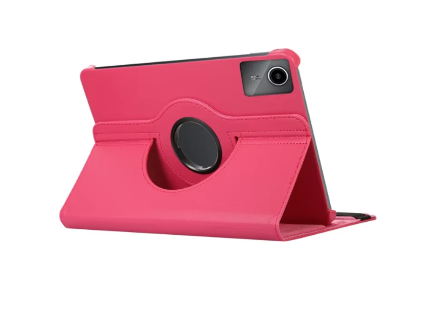 Carcasa Funda Giratoria Para Tablet Lenovo K11 11 Fucsia + Vidrio-2