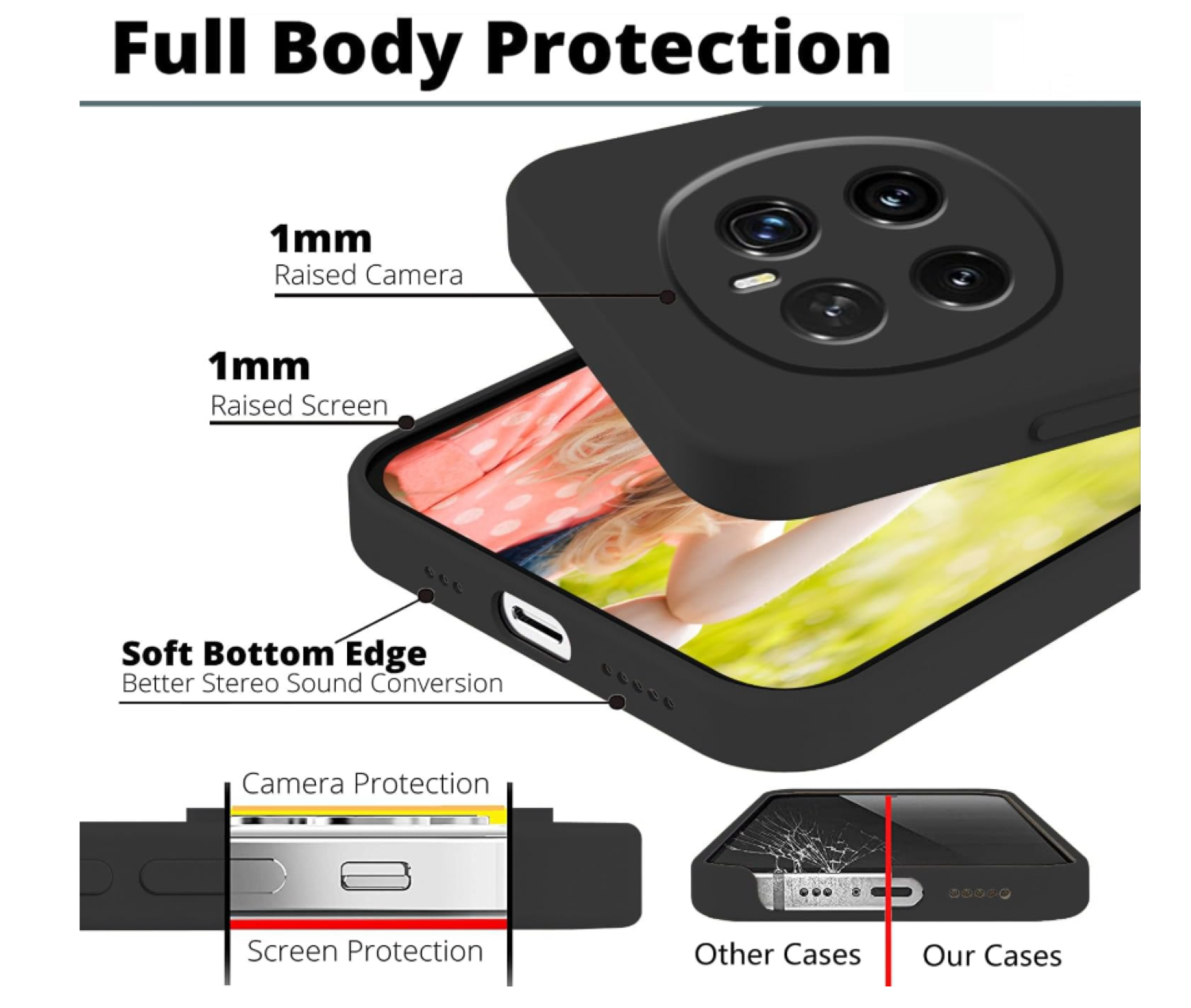 Carcasa Funda Para Honor Magic7 Pro Silicona Color-4