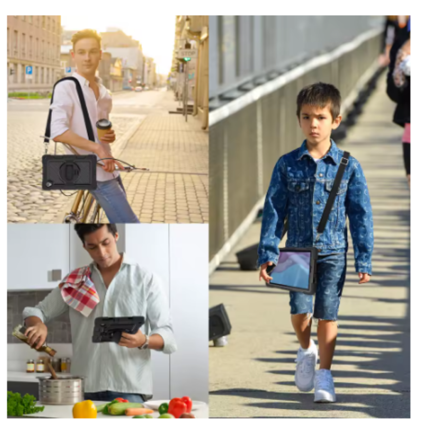 Funda Carcasa Antigolpes 360 Para Tablet A9 8.7 Con Correa-4