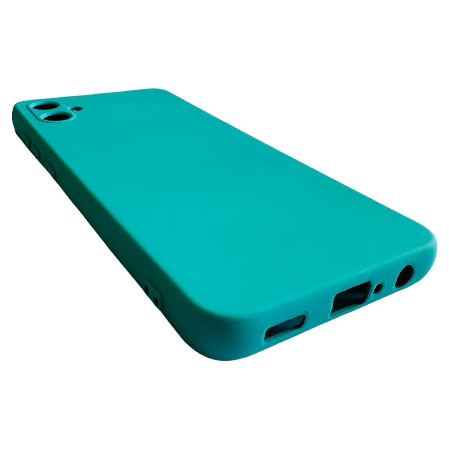 Carcasa Funda Para Samsung A05 Normal Silicona Turquesa-2