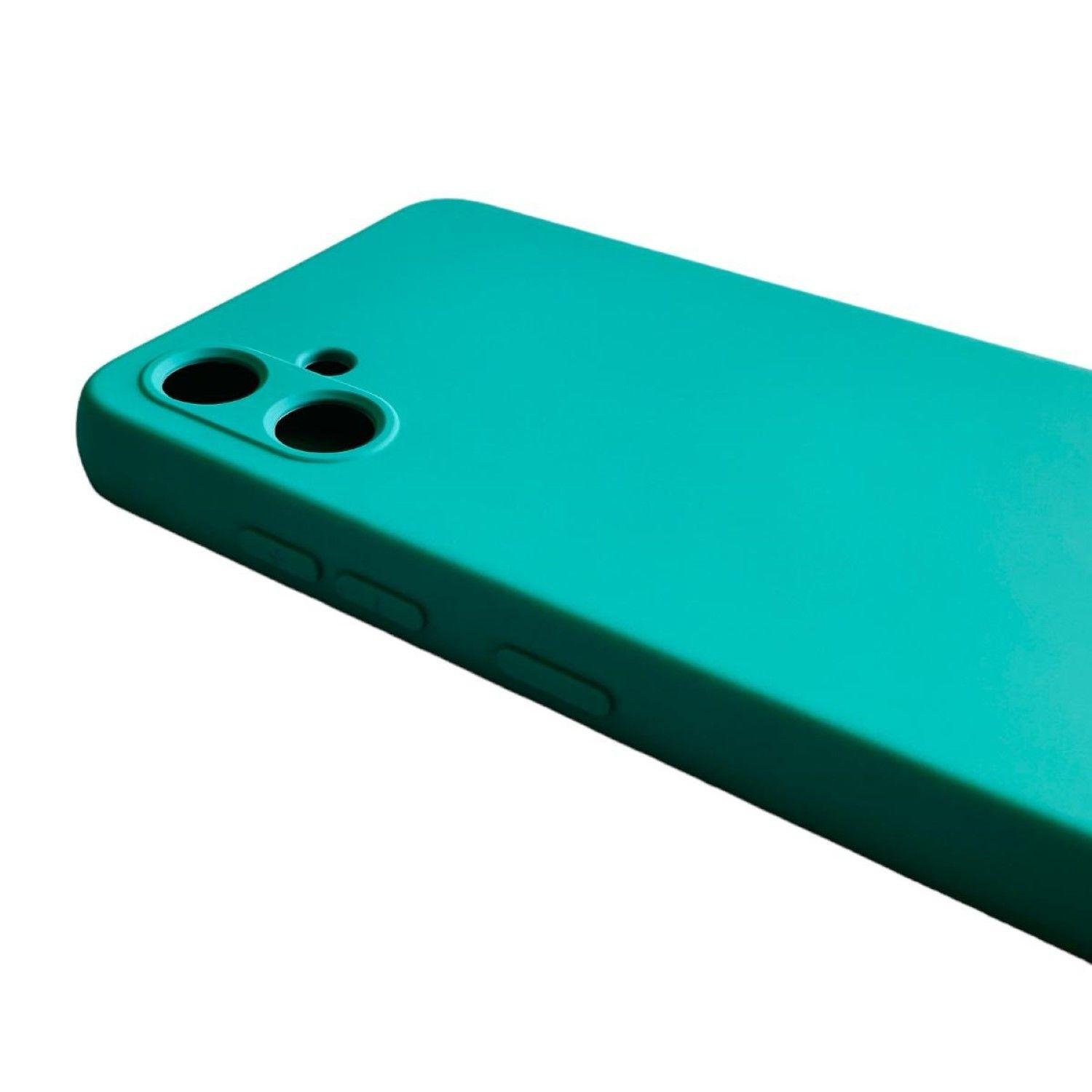 Carcasa Funda Para Samsung A05 Normal Silicona Turquesa-3