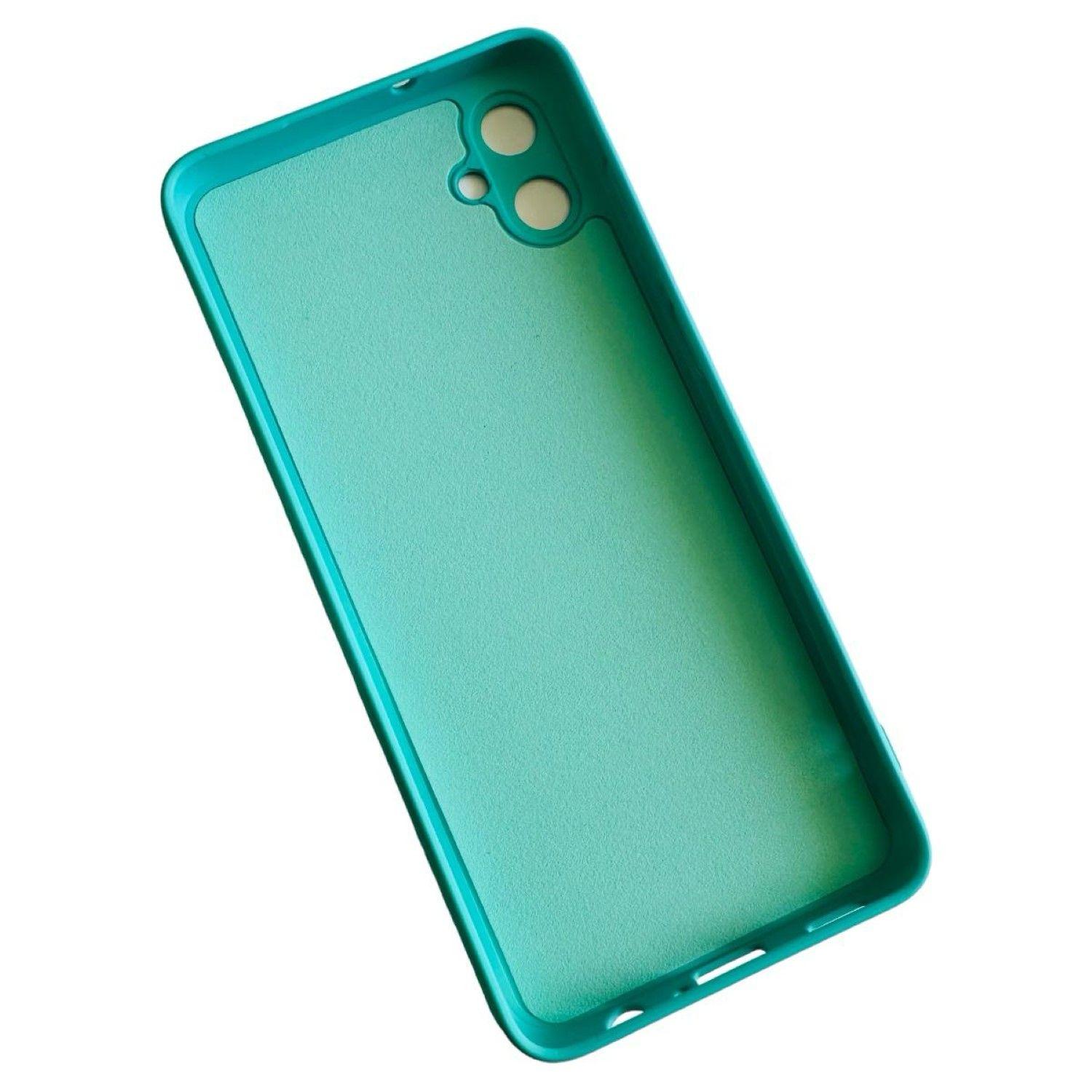 Carcasa Funda Para Samsung A05 Normal Silicona Turquesa-4