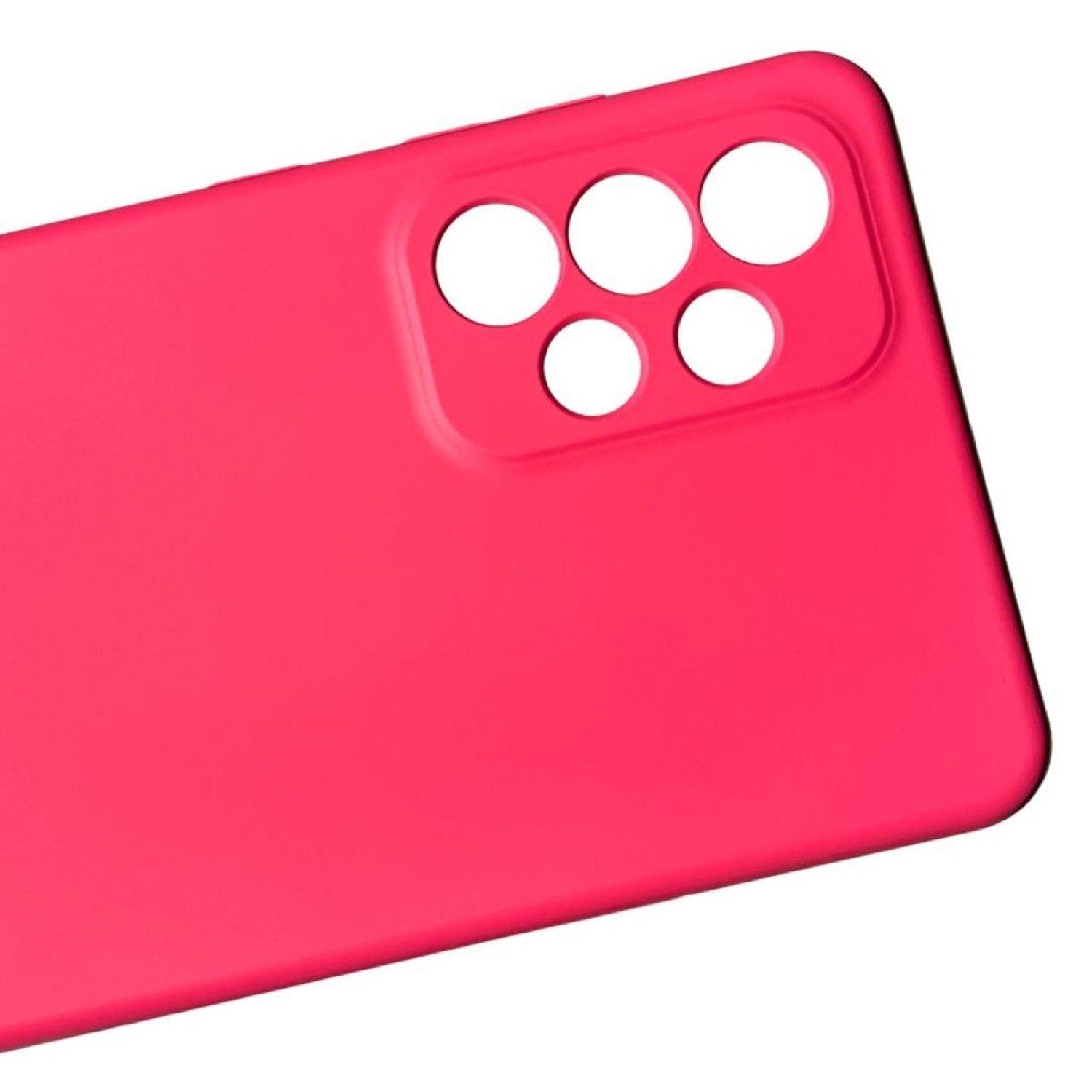 Carcasa Funda Para Samsung A73 5g Silicona Fucsia-3