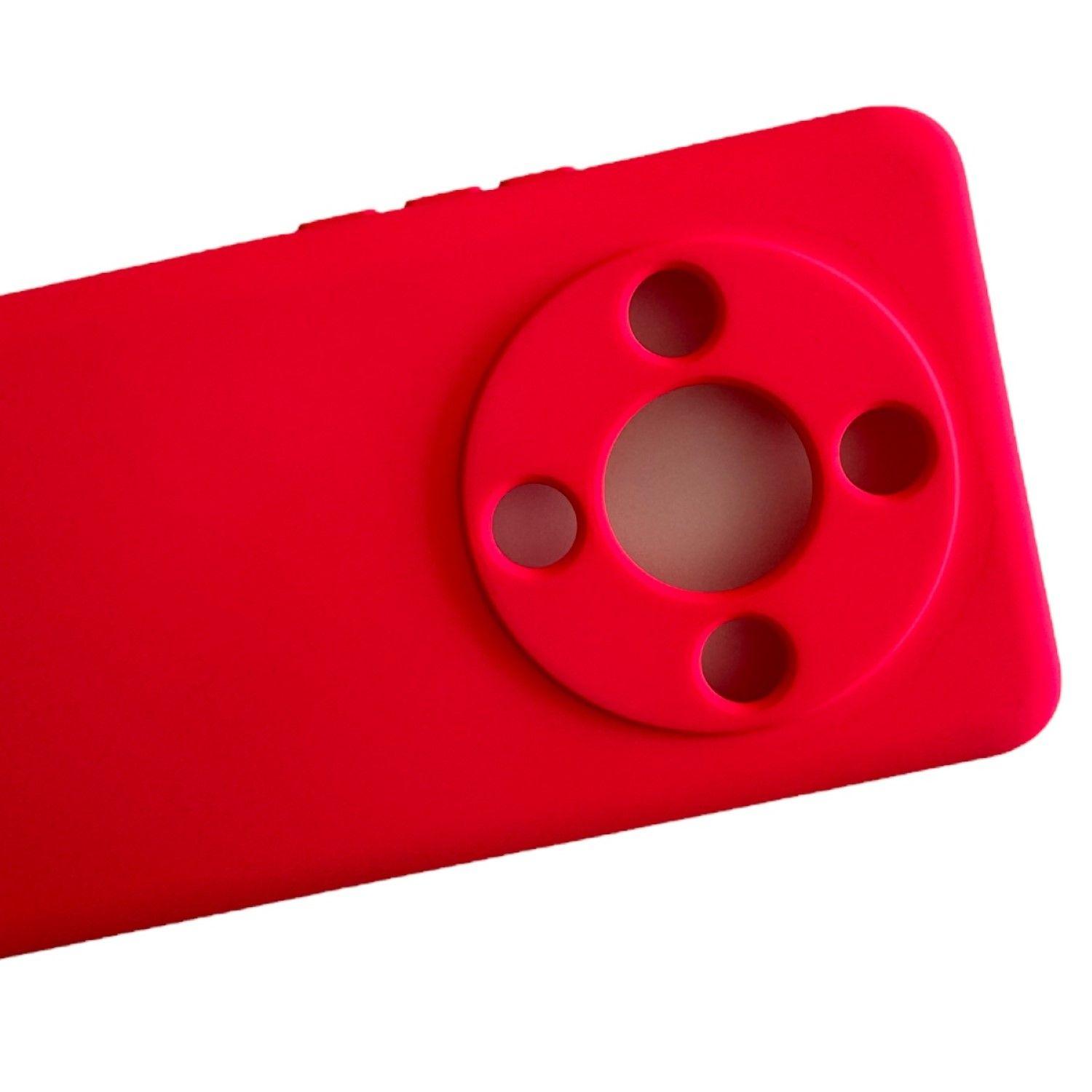 Carcasa Funda Para Honor Magic6 Lite Silicona Fucsia-2