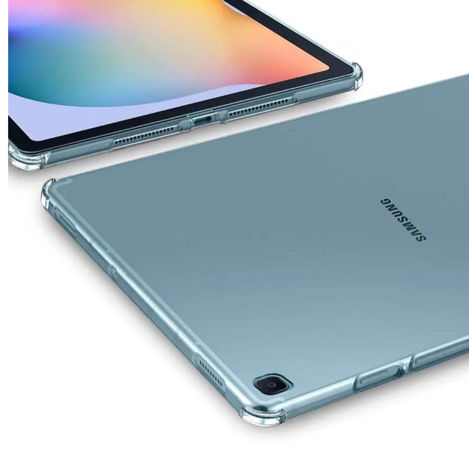 Carcasa Transparente Reforzada Para Samsung Tab S6 Lite 10.4-1