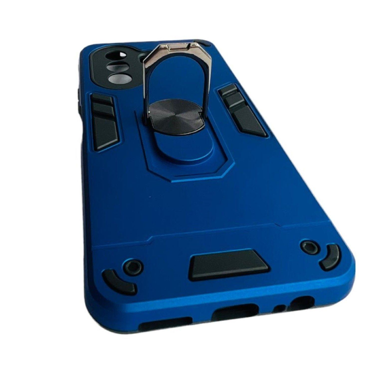 Carcasa Para Huawei Nova Y70 Anti Golpes Anillo Azul Rey-3