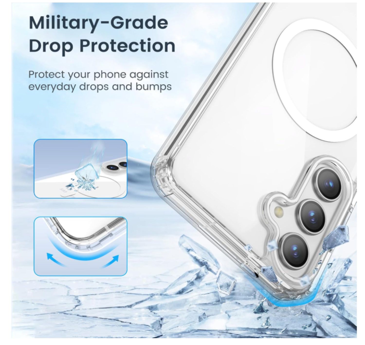 Carcasa Para Samsung S25 Plus Transparente MagSafe-4