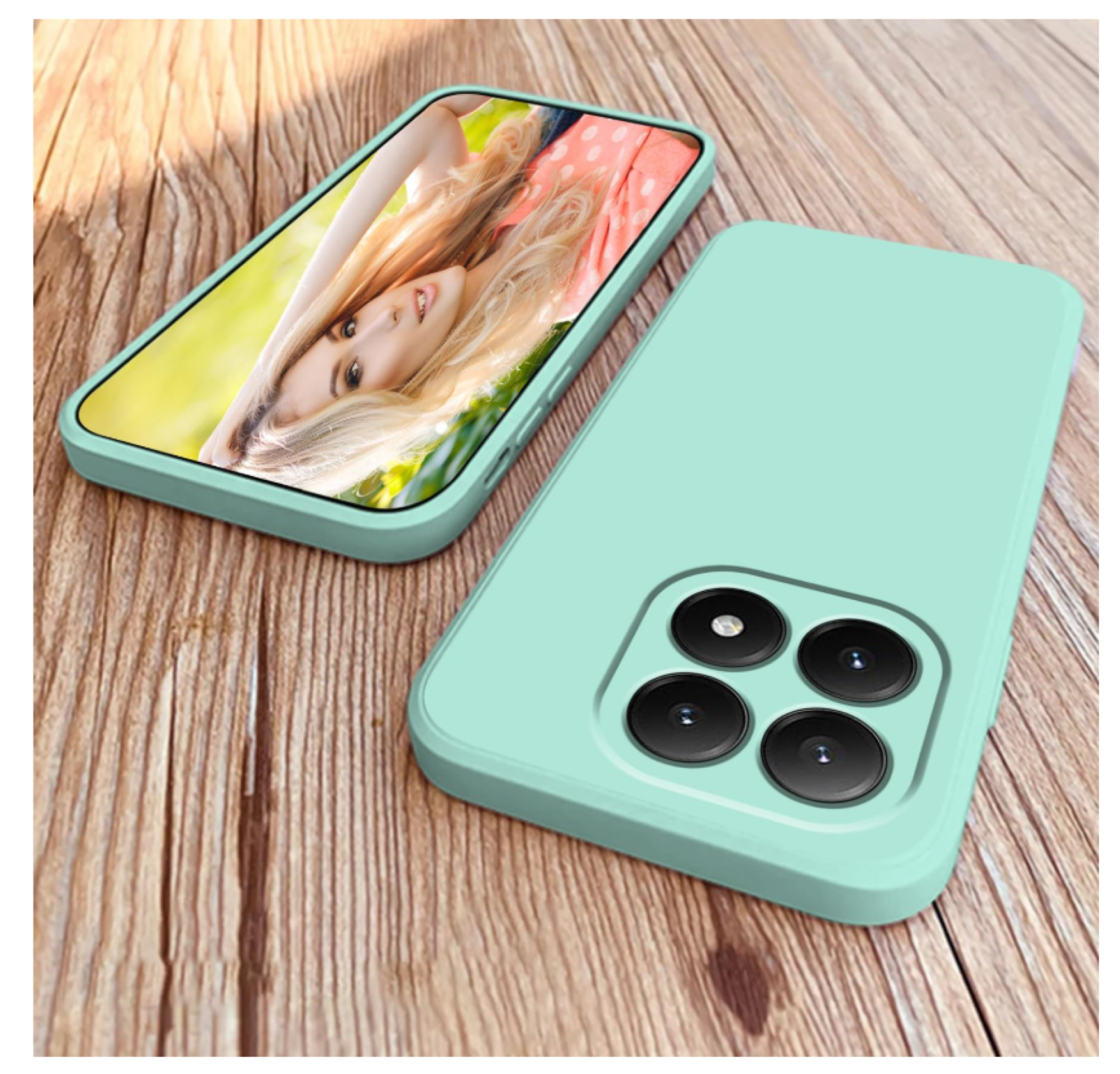 Carcasa Funda Compatible Con Xiaomi 17T 5g Silicona Turquesa-5