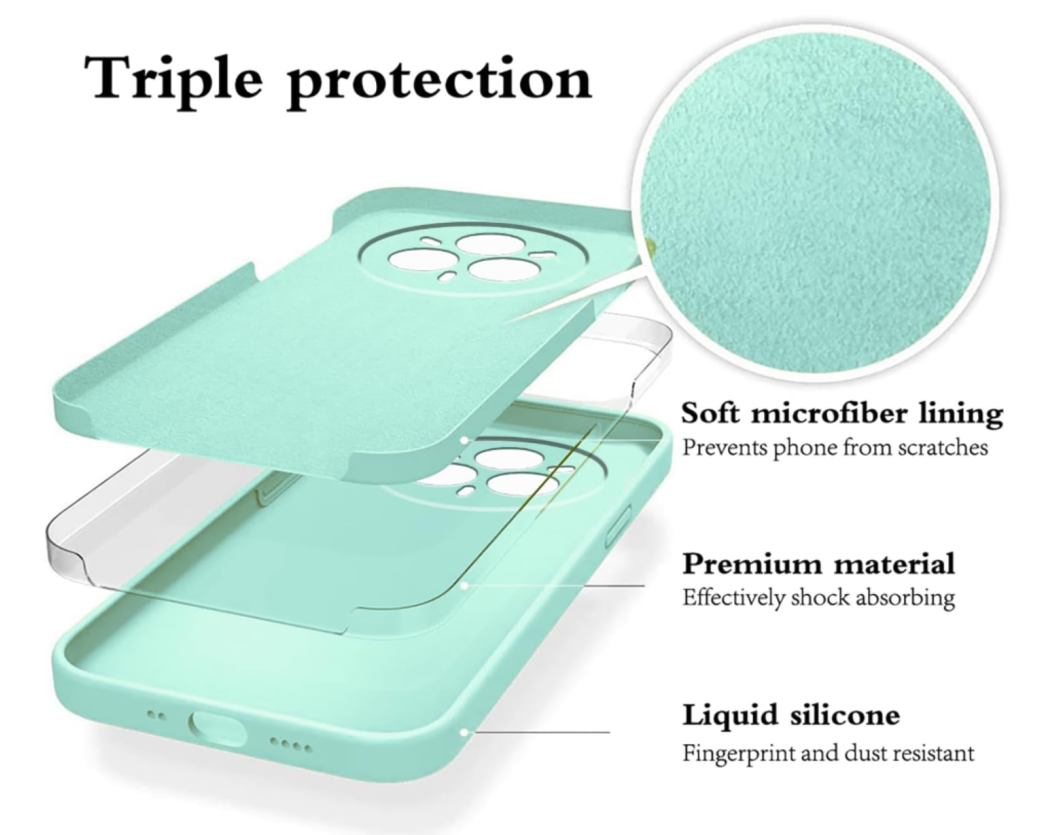 Carcasa Funda Compatible Con Xiaomi 17T 5g Silicona Turquesa-6