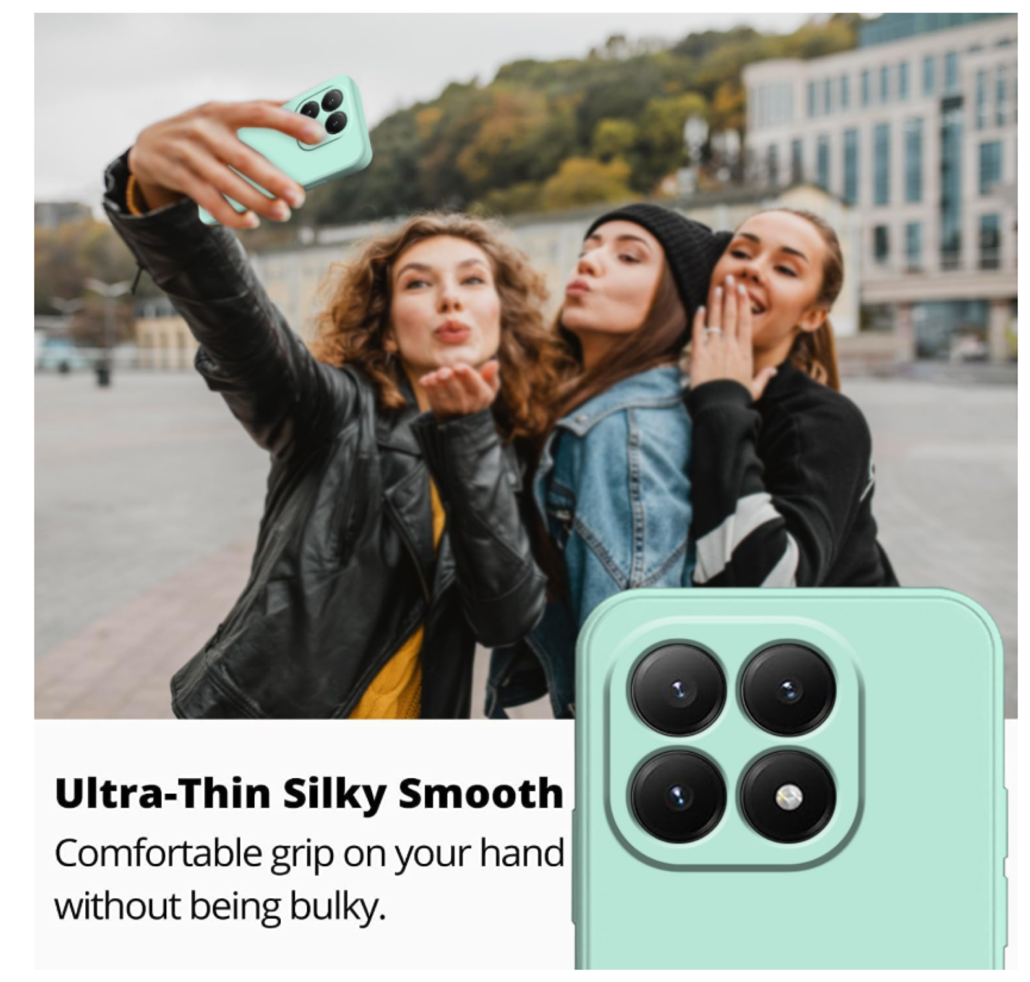 Carcasa Funda Compatible Con Xiaomi 17T 5g Silicona Turquesa-7