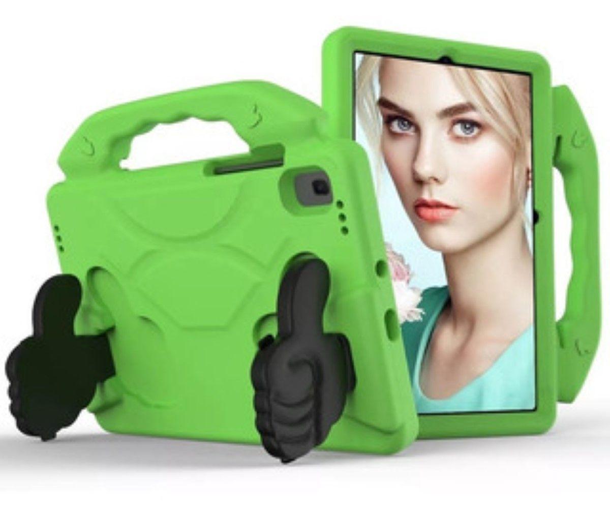 Carcasa Niños Anti-golpes Para Tablet Samsung A9+ 11 X210 Verde-0