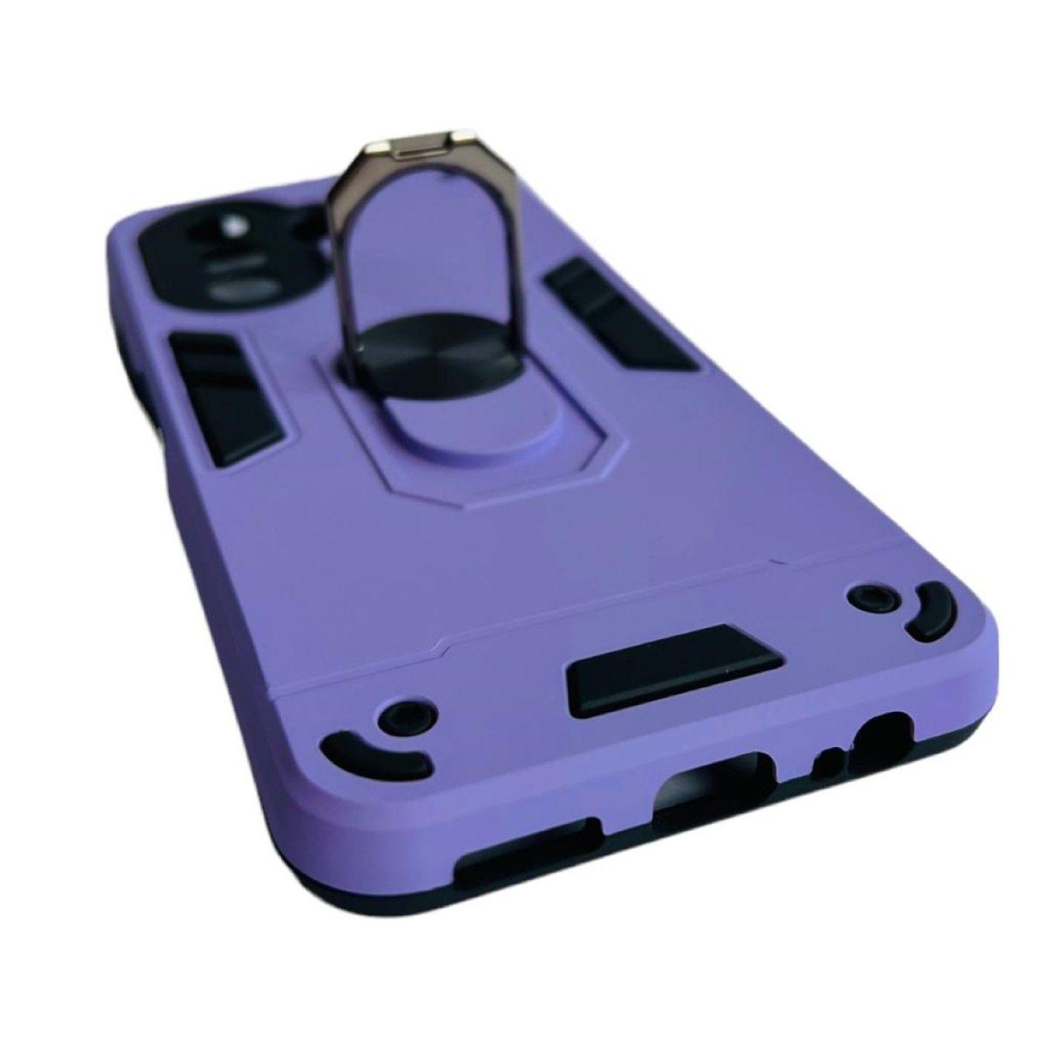 Carcasa Para Huawei Nova Y70 Anti Golpes Anillo Lila-2