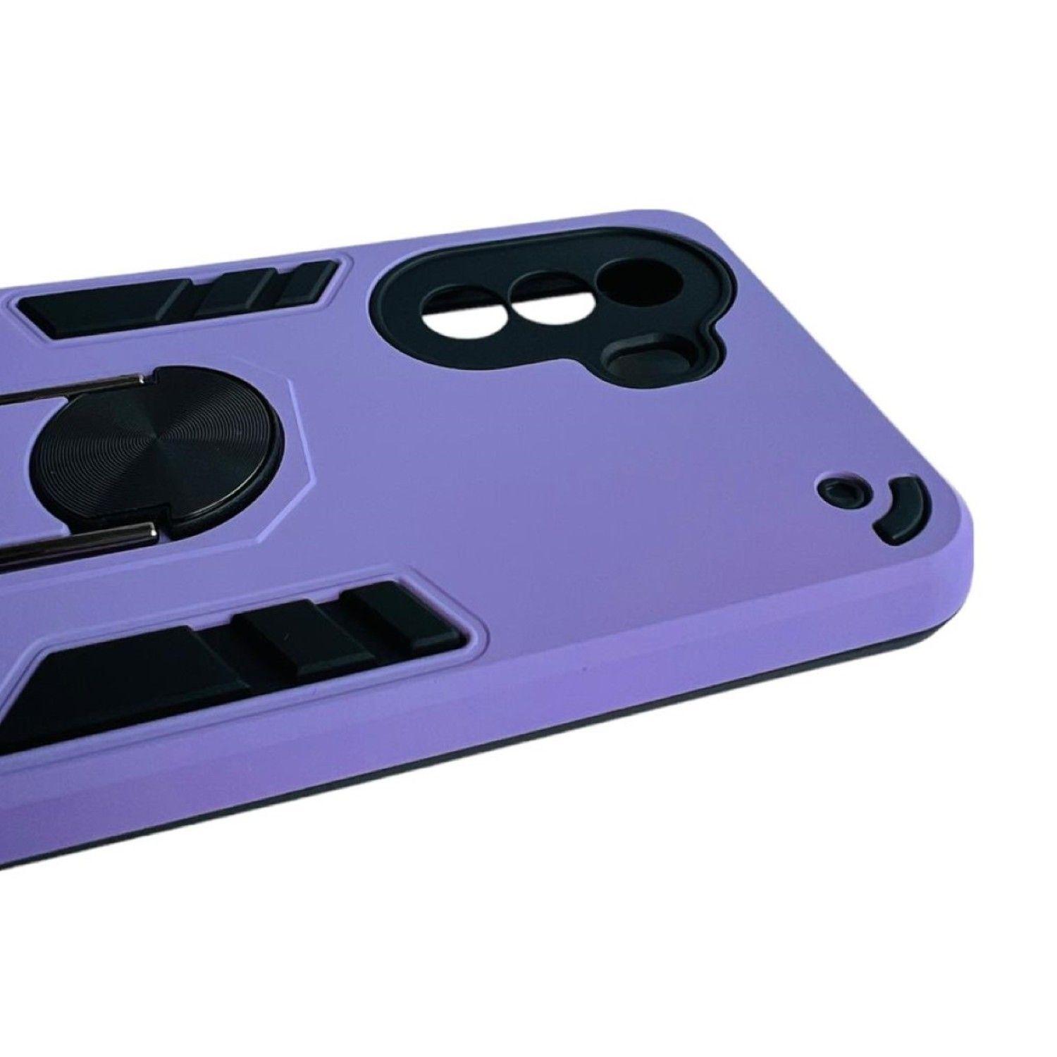 Carcasa Para Huawei Nova Y70 Anti Golpes Anillo Lila-4