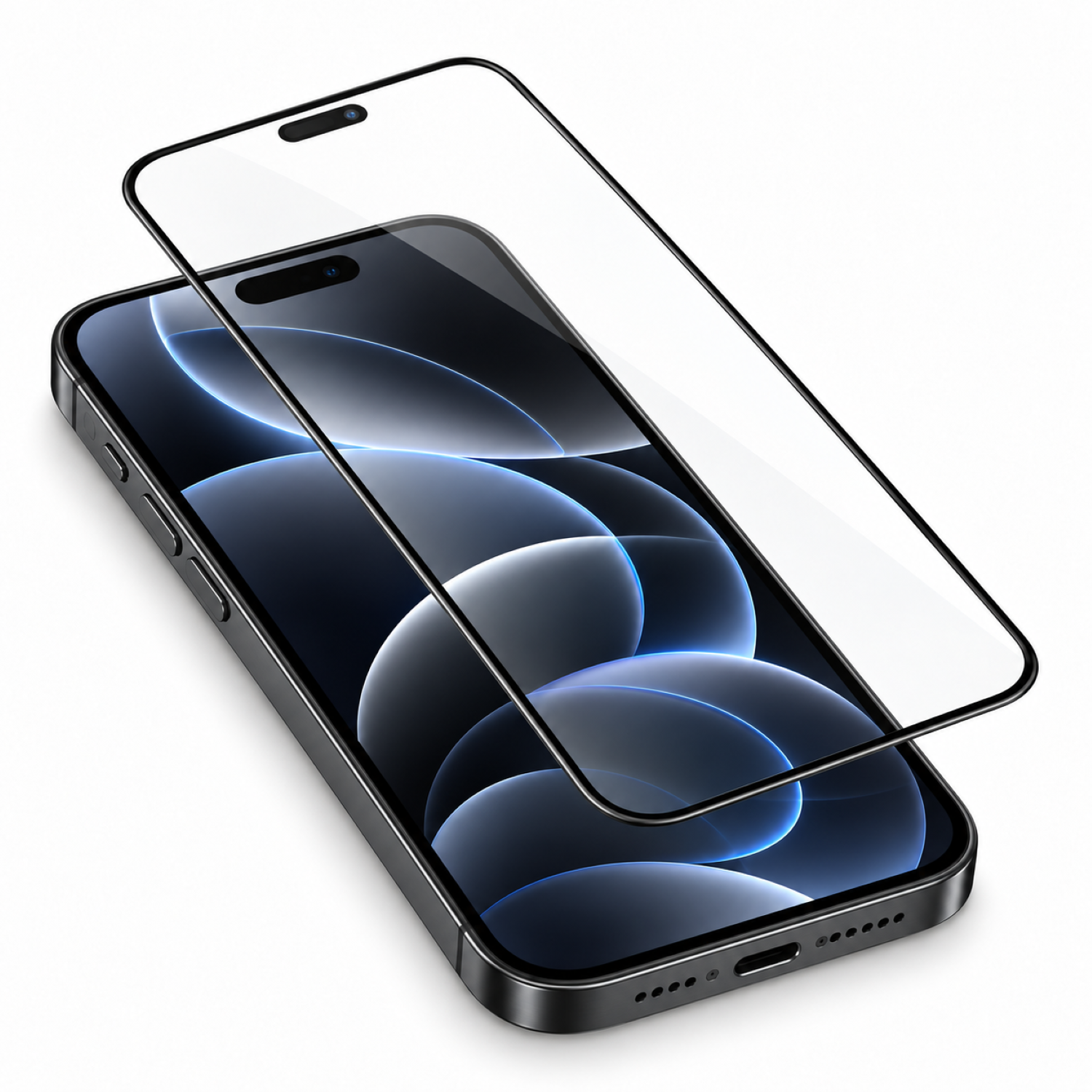 Mica Lámina Vidrio Templado Completa Compatible Con iPhone 18 Pro Max-4