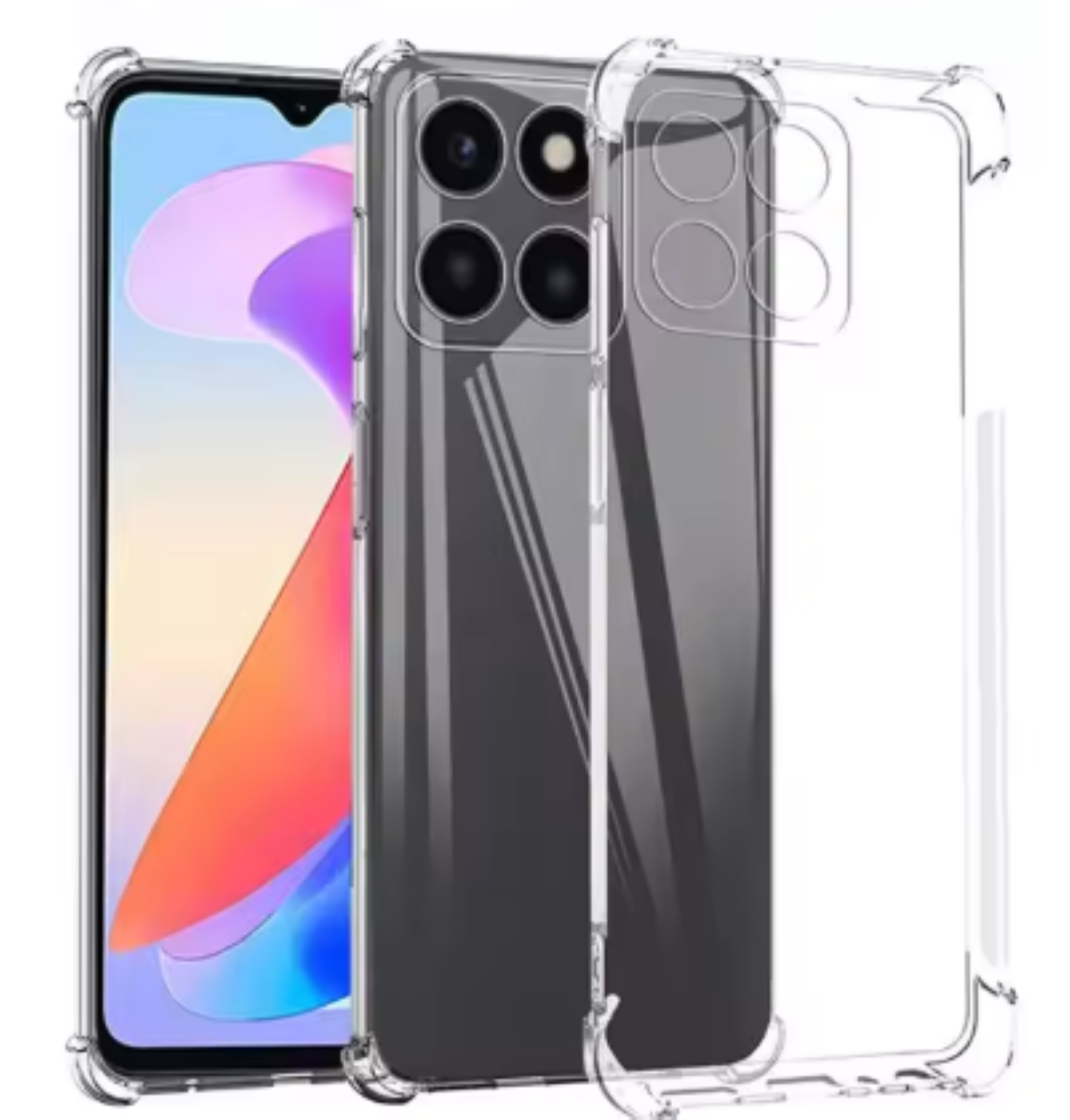 Carcasa Para Honor X6a Plus Transparente Reforzada-2